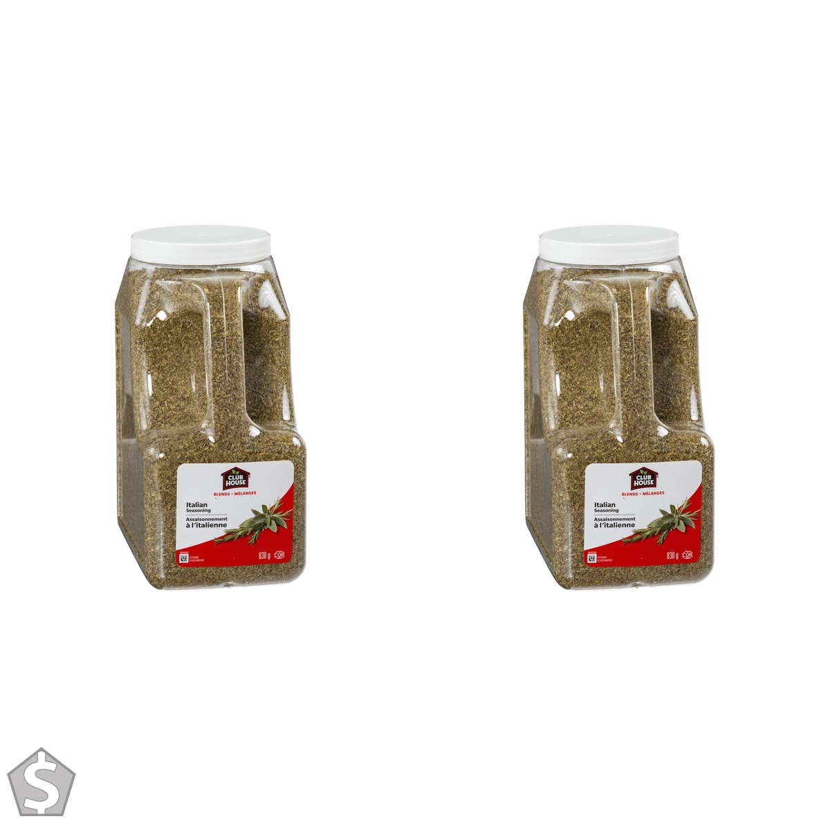 Club House Italian Seasoning, 830 g - Made for Chefs, Italian Seasoning Blend for Mediterranean Cuisine, Perfect for Pasta Sauces (Pack of 2)