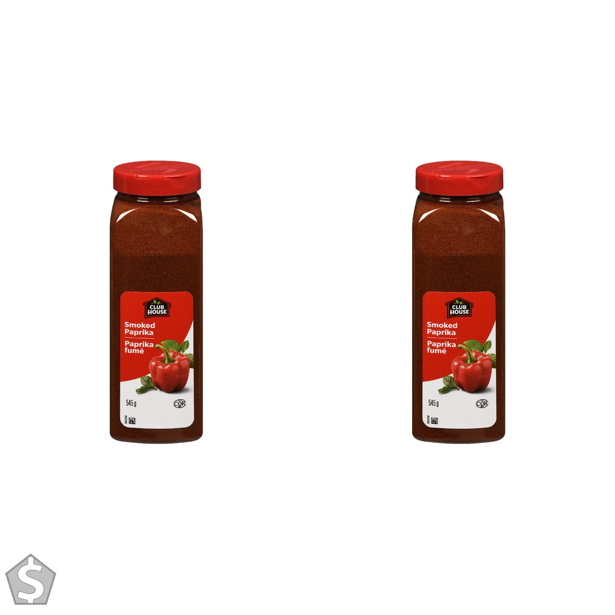 Club House, Quality Natural Herbs and Spices, Smoked Paprika, 545g (Pack of 2)