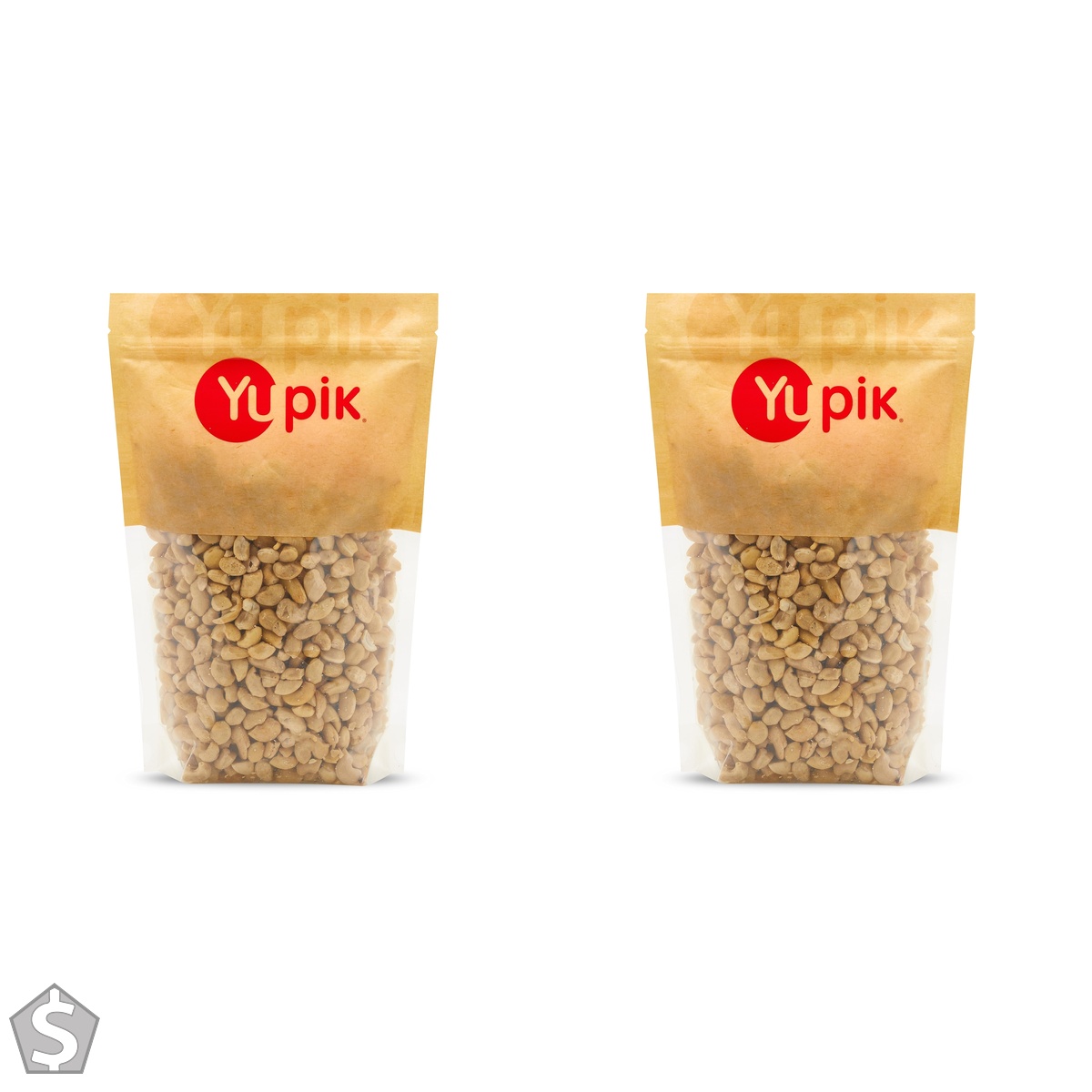 Yupik Raw Cashews, Butts, 1 kg, Gluten-Free, Kosher, Vegan, Broken Nuts, Unsalted, Unroasted, Oil-Free, Source of Protein & Iron, Healthy (Pack of 2)