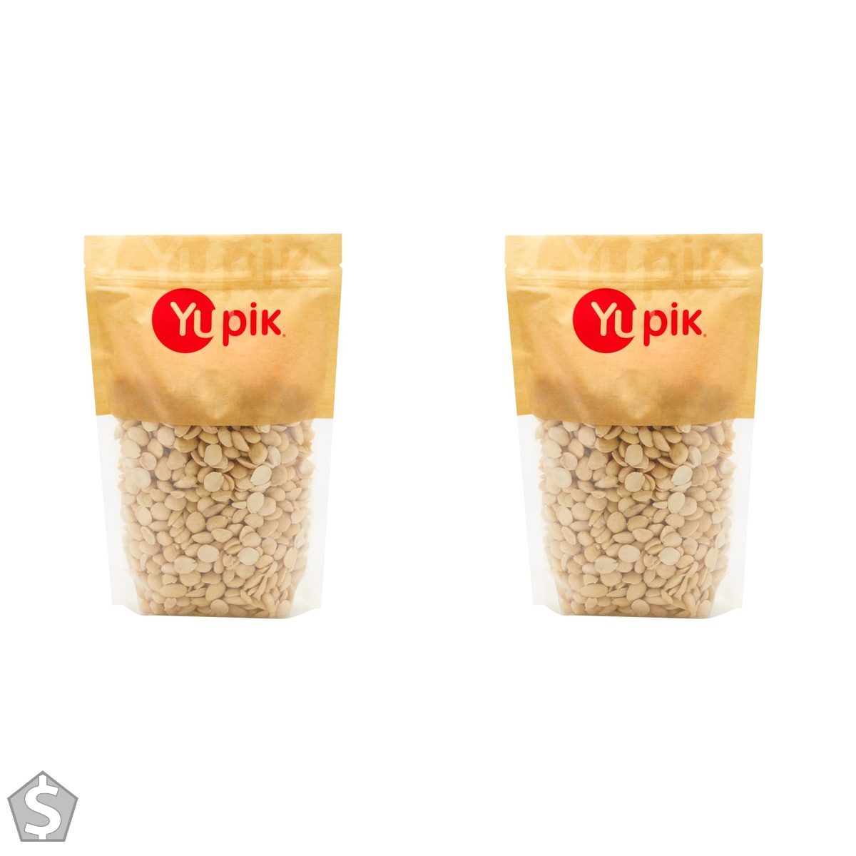 Yupik Blanched Marcona Almonds, 1 kg, Gluten-Free, Vegan, Kosher, Oil-Free, Raw Nuts, Unsalted, Skinless, Oil-Free, Source of Fiber (Pack of 2)