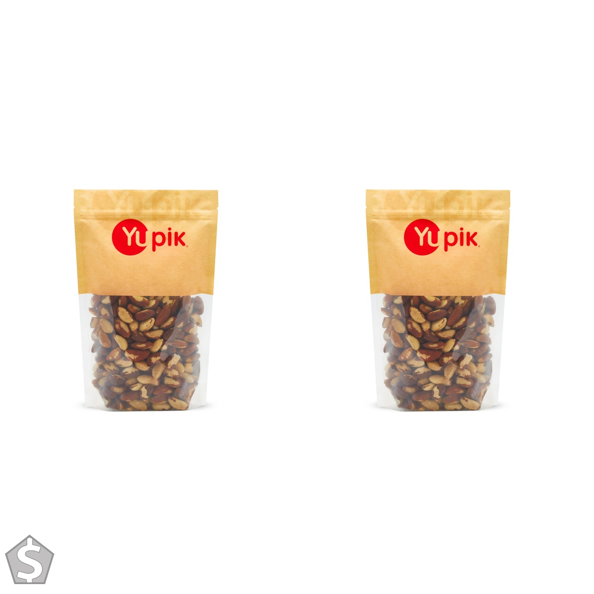 Yupik Raw Brazil Nuts, 1 kg, Gluten-Free, Kosher, Shelled, Unsalted, Unroasted, Raw Nuts, Nutritious Healthy Snacks, Rich in Selenium 1 kg (Pack of 2)