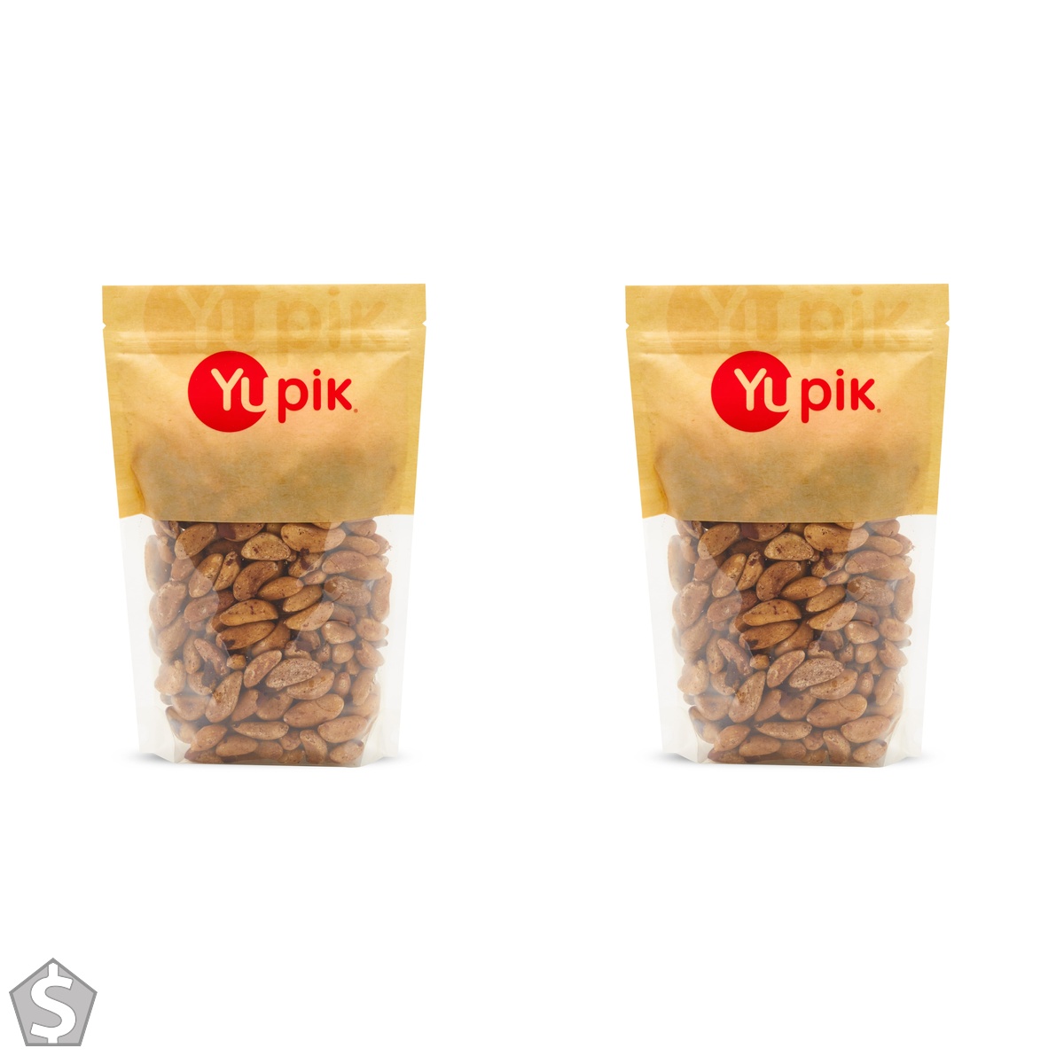 Yupik Dry Roasted Brazil Nuts, 1 kg, Gluten-Free, Vegan, Kosher, Shelled Nuts, Unsalted, Lightly Roasted, Oil-Free, Excellent Source of (Pack of 2)