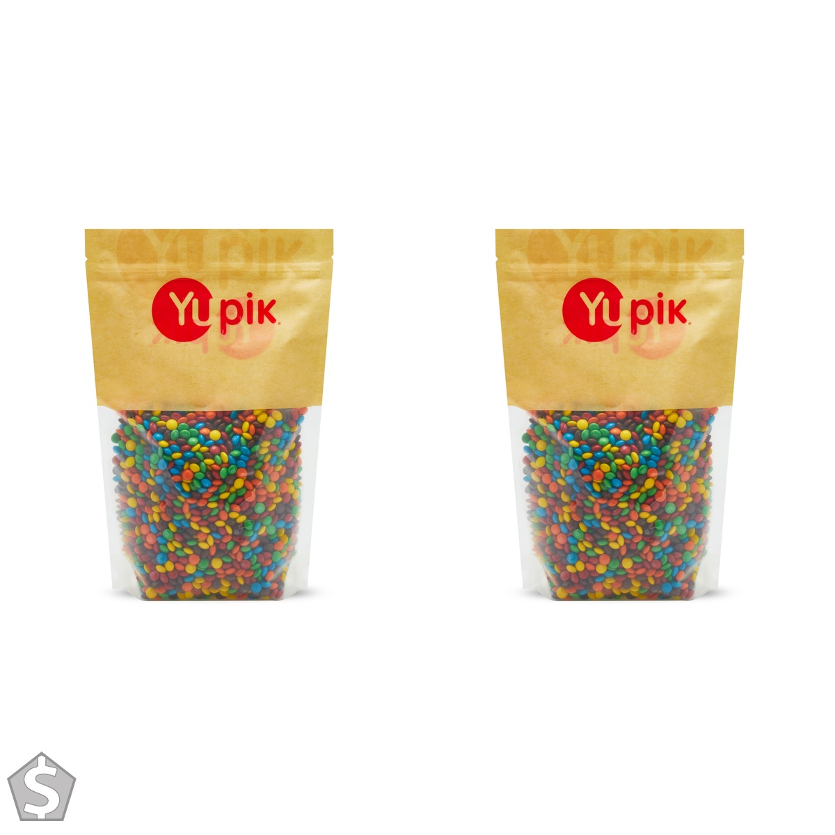 Yupik M&M's Minis, 1 kg, Gluten-Free, Kosher, Milk Chocolate Candy, Colorful Candy Coating, Crunchy & Smooth Bites, Classic Candy, Sweet (Pack of 2)