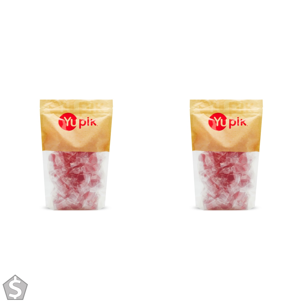 Yupik Cinnamon Flavoured Candies, 1 kg, Gluten-Free, Individually Wrapped, Low-Calorie, Fat-Free Sweets for Gifting & Snacking 1 kg (Pack of 2)