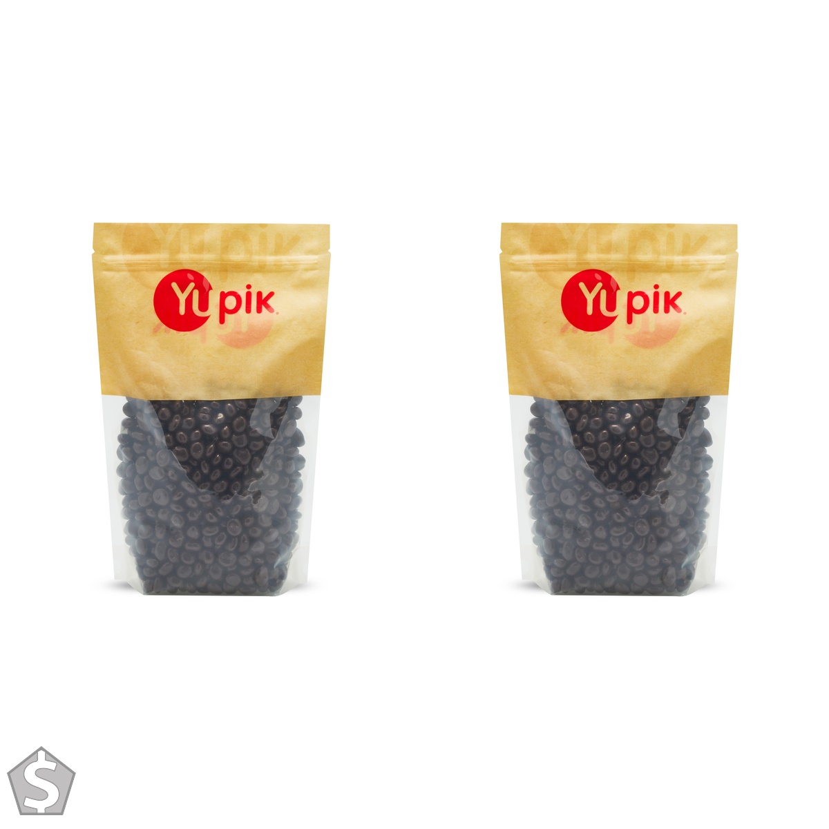 Yupik Dark Chocolate Covered Raisins, 60% Cacao, 1 kg, Kosher, Dried Raisins Dipped in Rich Dark Chocolate, Smooth & Chewy, Chocolate (Pack of 2)