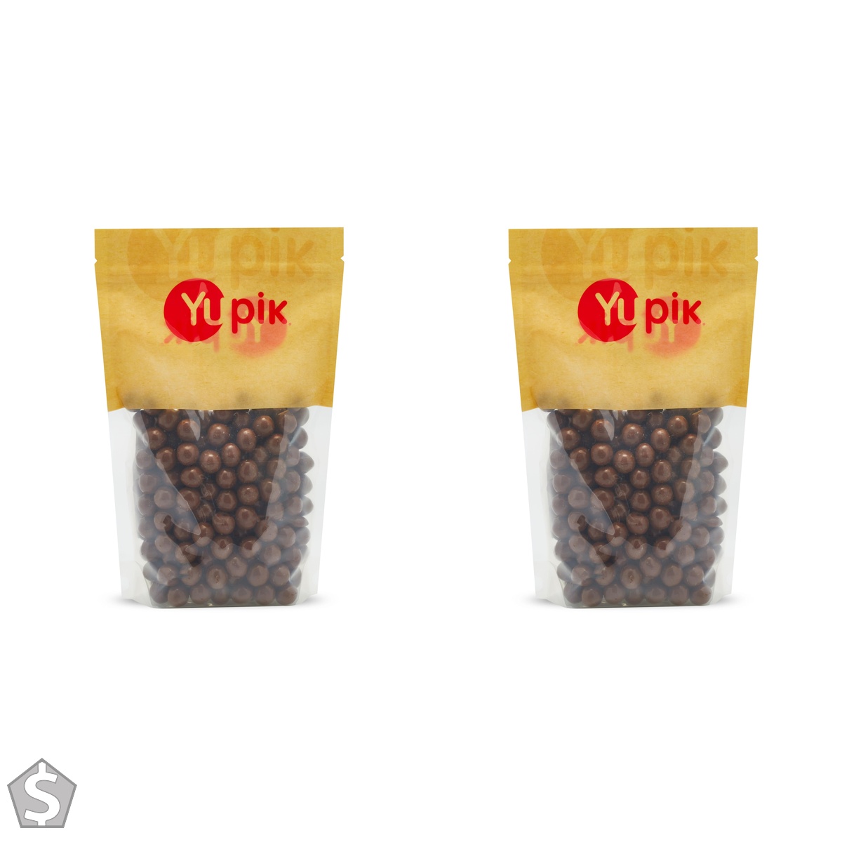 Yupik Milk Chocolate Covered Caramels, 1 kg, Caramels Dipped in Fine Milk Chocolate, Chewy Interior, Chocolate Candy, Sweet Snacks, Ideal (Pack of 2)