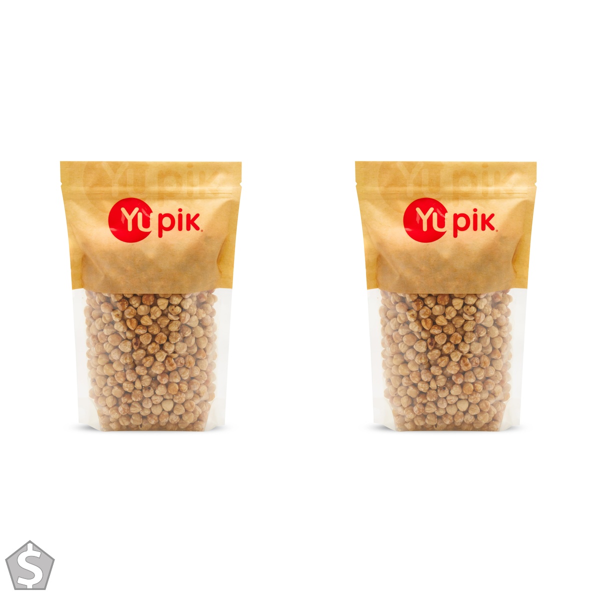 Yupik Unsalted, Roasted Hazelnuts, Filberts, 1Kg (Pack of 2)