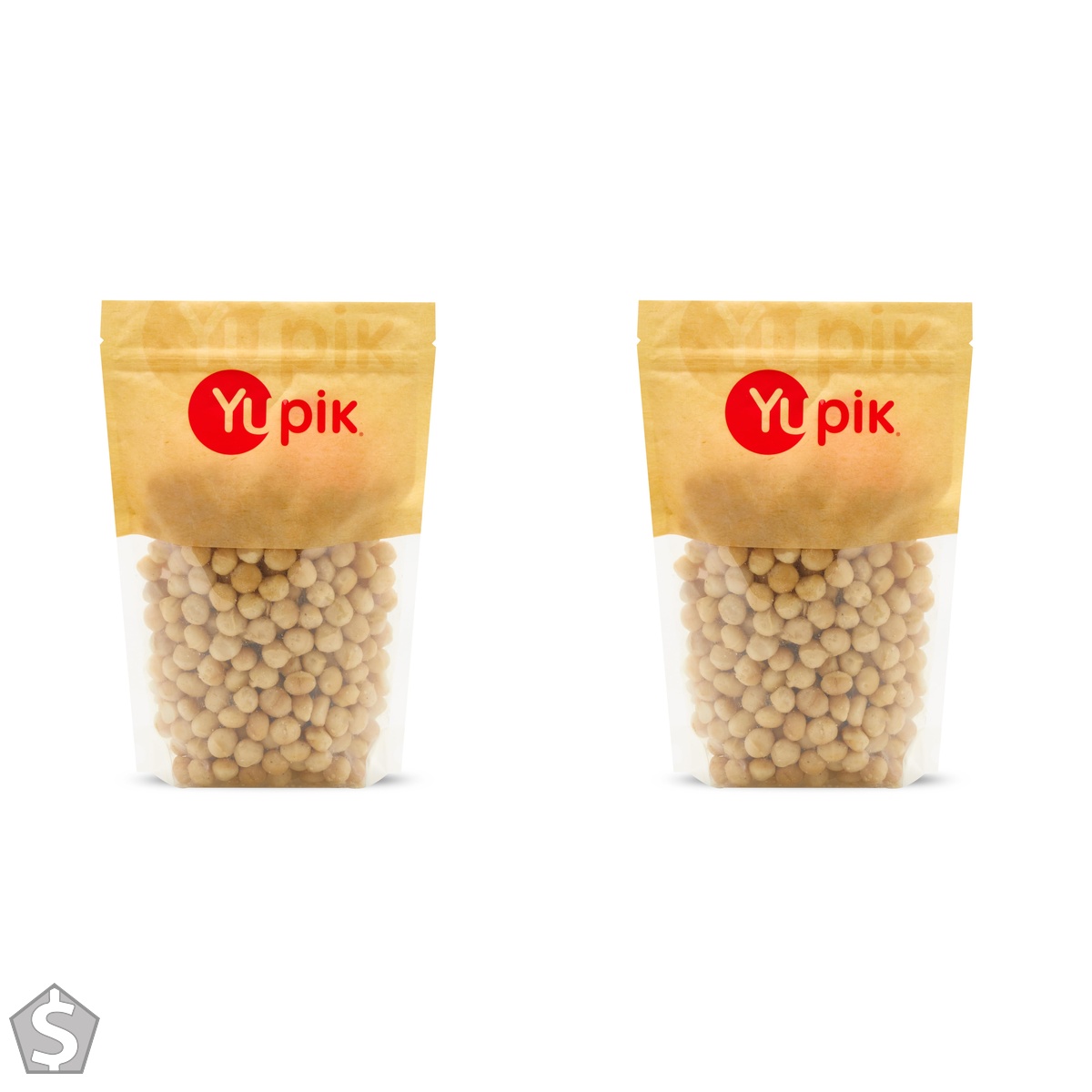 Yupik Macadamia Nuts, 1 kg, Whole & Raw Nuts, Gluten-Free, Kosher, Unsalted, Unroasted, Oil-Free, Creamy Flavor, Source of Fiber, Healthy (Pack of 2)