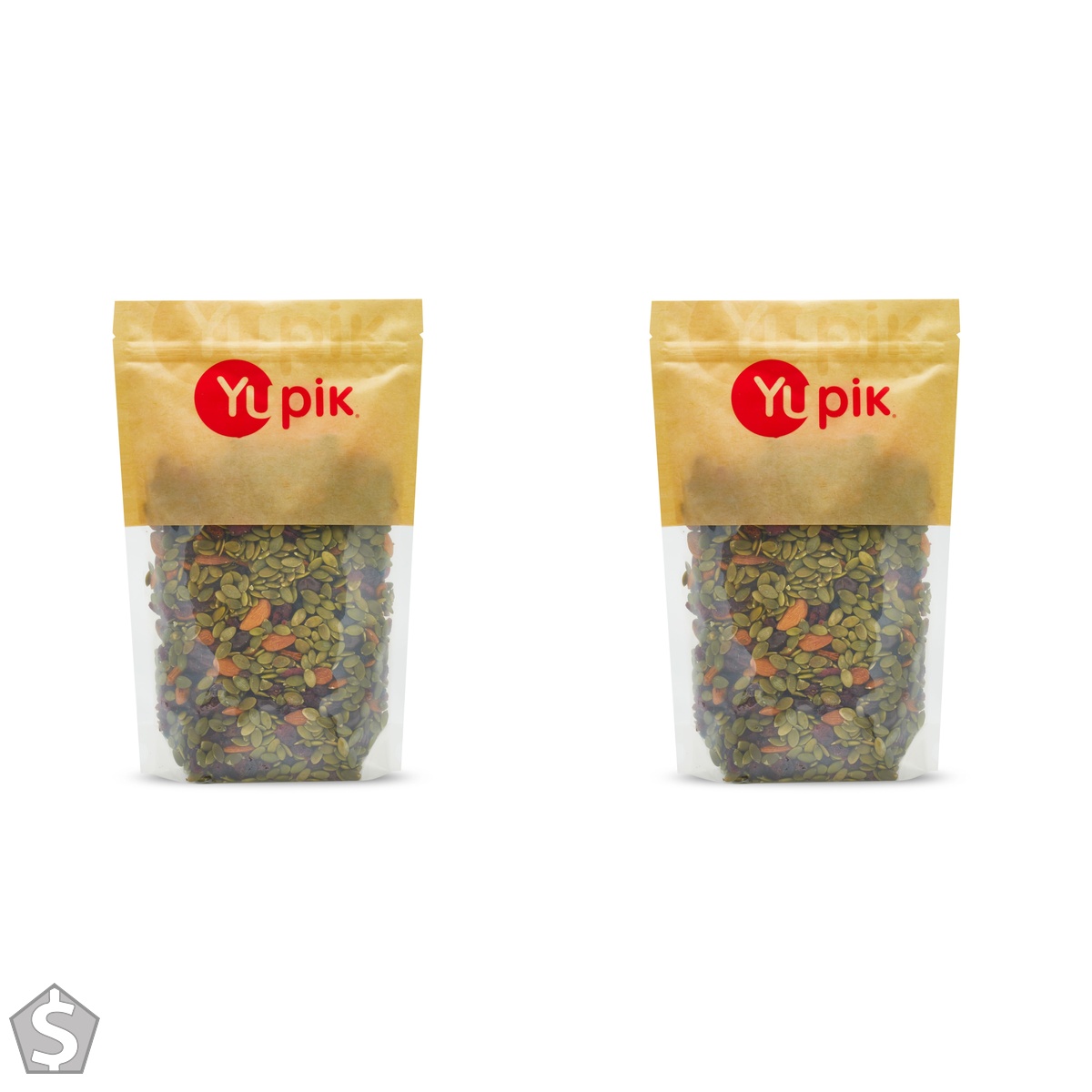 Yupik Equilibrium Mix, 1kg, A Blend of Dried Cranberries, Pumpkin Seeds, Almonds, Dried Blueberries & Golden Berries, Healthy Snacks (Pack of 2)