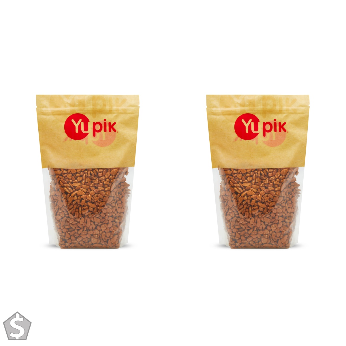 Yupik Kimmie Salted Caramel Choco Rocks, 1 kg, Gluten-Free, Kosher, Rock-Shaped Candy, Salted Caramel Flavor, Chocolate Candy, Fun (Pack of 2)