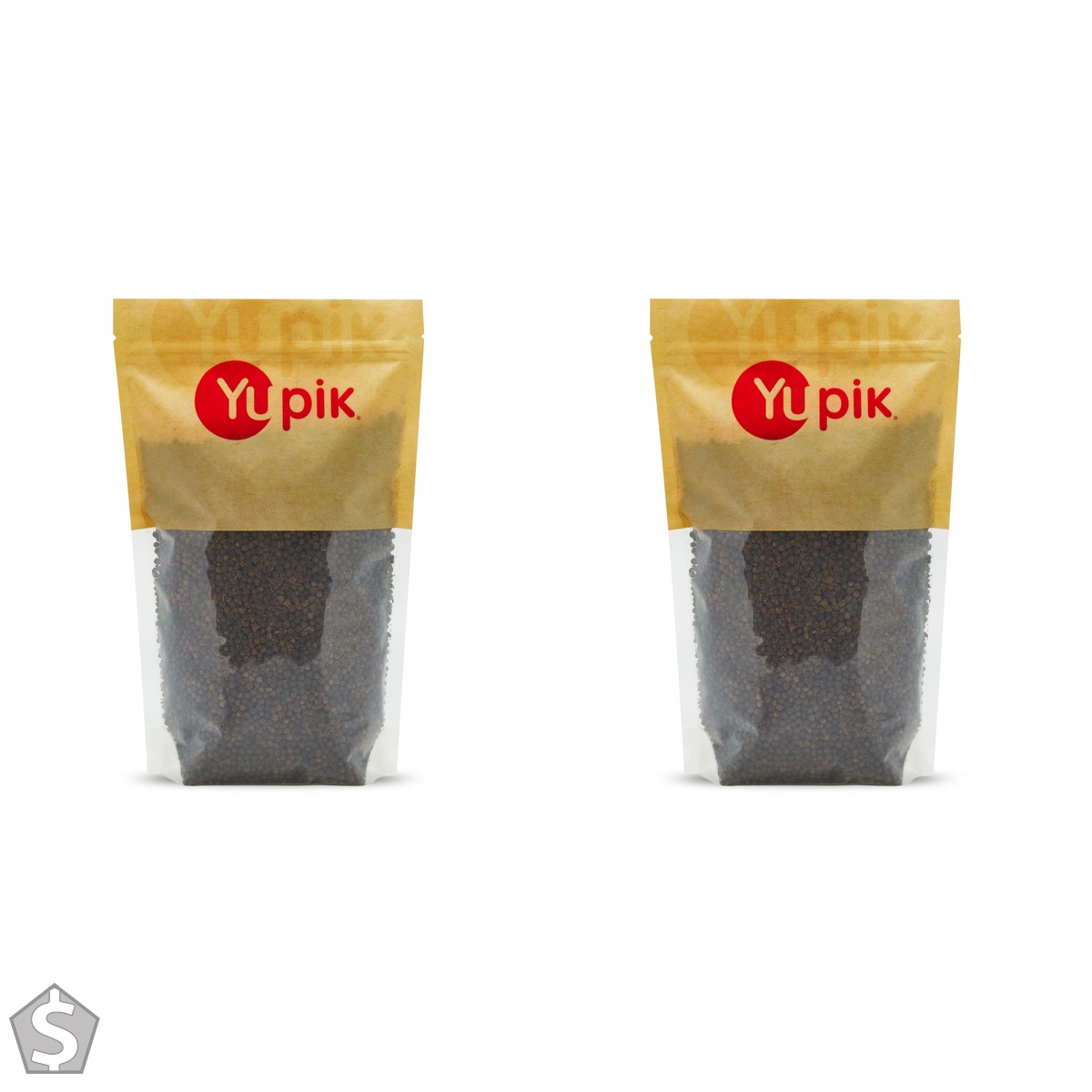 Yupik Black Pepper Whole, 1 kg, Vegan, Aromatic Whole Peppercorns for Cooking, Seasoning & Spicing 1 kg (Pack of 2)