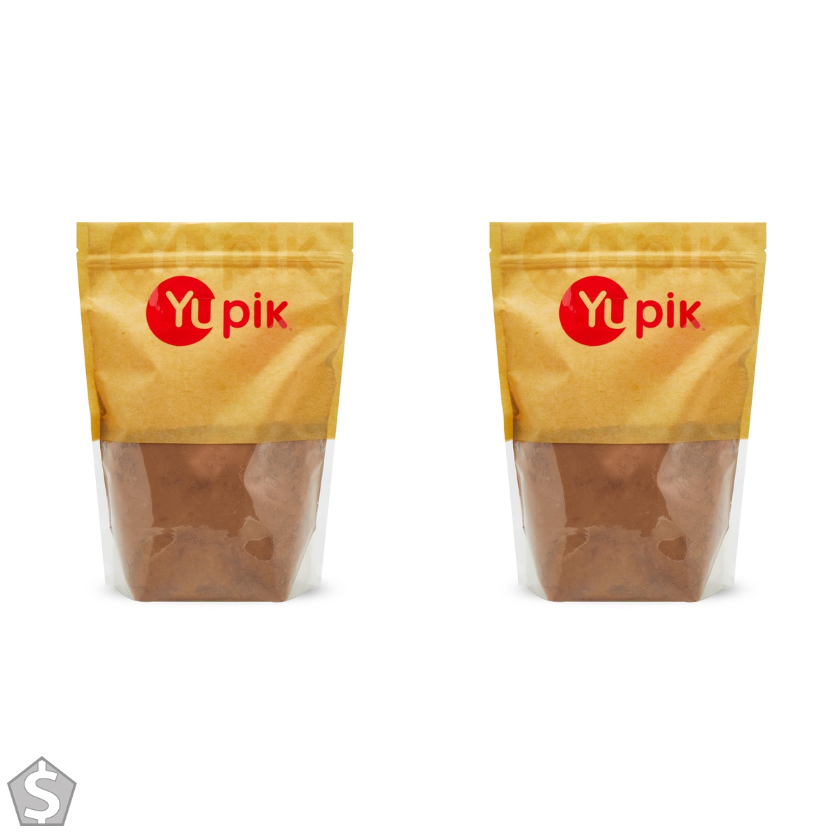 Yupik Alkalized Cocoa Powder 1kg, 20-22% Cocoa Butter Content, Gluten-Free, Vegan, Kosher, Rich & Smooth, Premium Quality for Baking & (Pack of 2)
