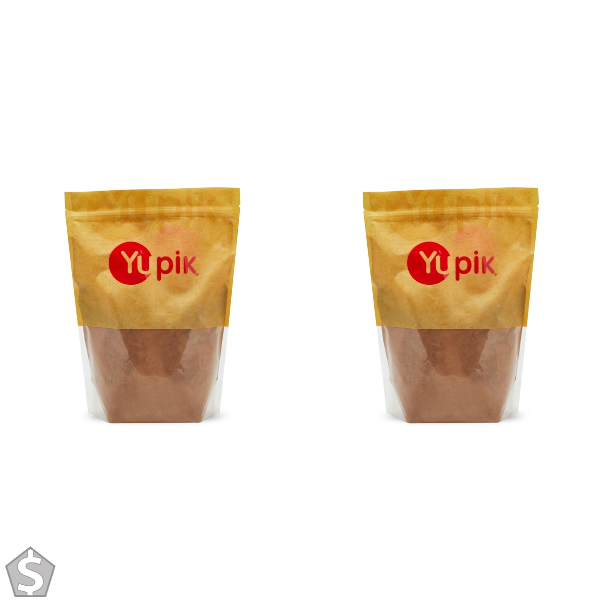 Yupik Natural Cocoa Powder 1kg, Gluten-Free, Vegan, Kosher, Aromatic, Unsweetened, Rich in Fiber, Protein & Antioxidants, Ideal for (Pack of 2)