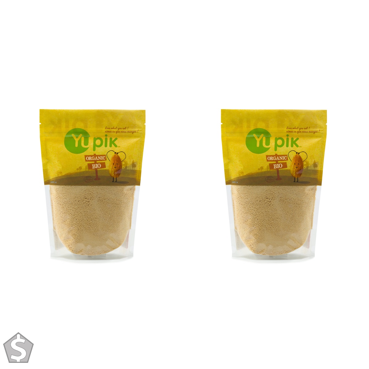 Yupik Organic Maple Sugar 450 g, 6 Count, USDA Certified, Non-GMO, Vegan, Gluten-Free, Kosher, 100% Pure Maple Syrup Natural Sweetener (Pack of 2)