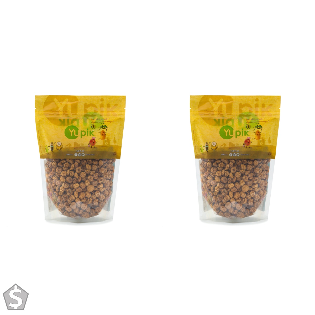 Yupik Organic Tigernuts, 450 Gram, 6 Count 450 g (Pack of 2)