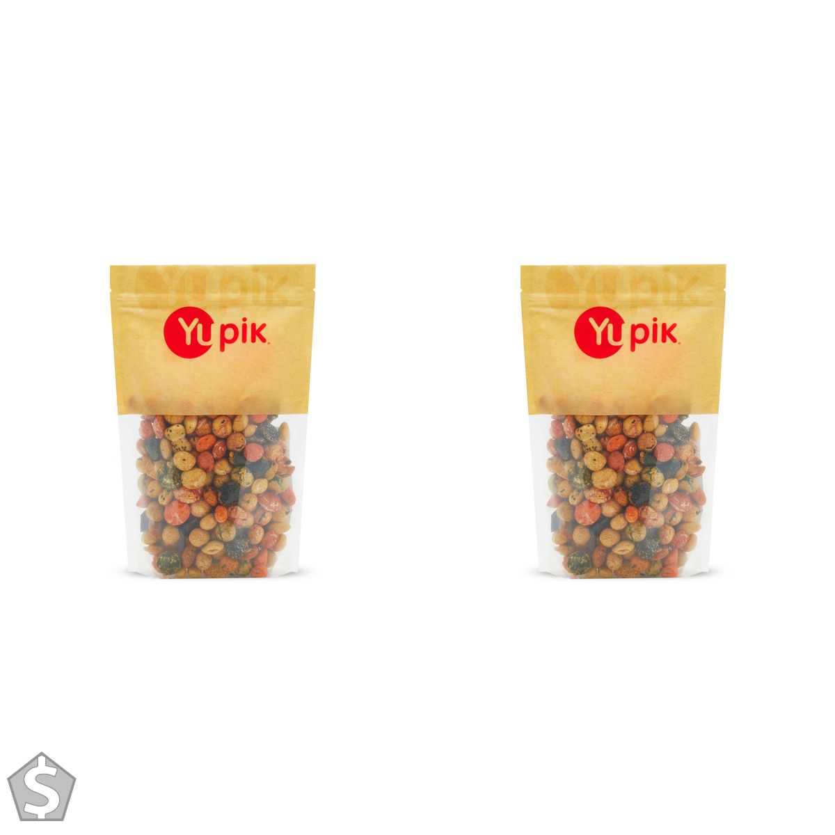 Yupik Tokyo Mix, 450 g, 6 Count, Rice Crackers Snack, Non-GMO, Cholesterol Free, Protein & Fiber, Ideal for Snacking & Salad Topping 2.7 (Pack of 2)