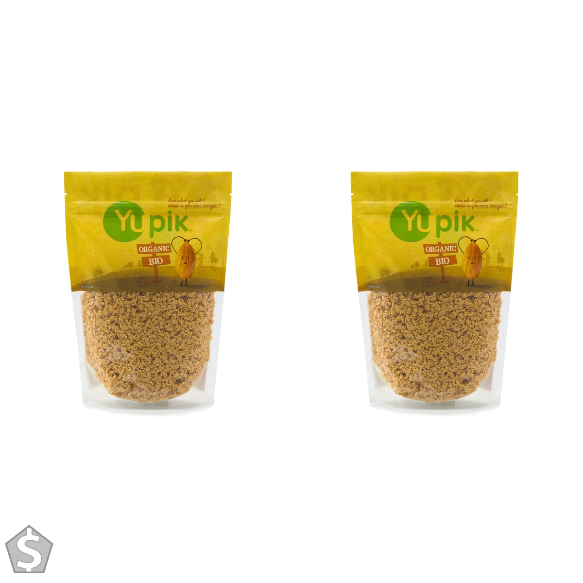 Yupik Organic Maple Flakes 450 g, 6 Count, 100% Pure Maple Syrup, USDA Certified, Non-GMO, Vegan, Gluten-Free, Kosher, No Artificial (Pack of 2)