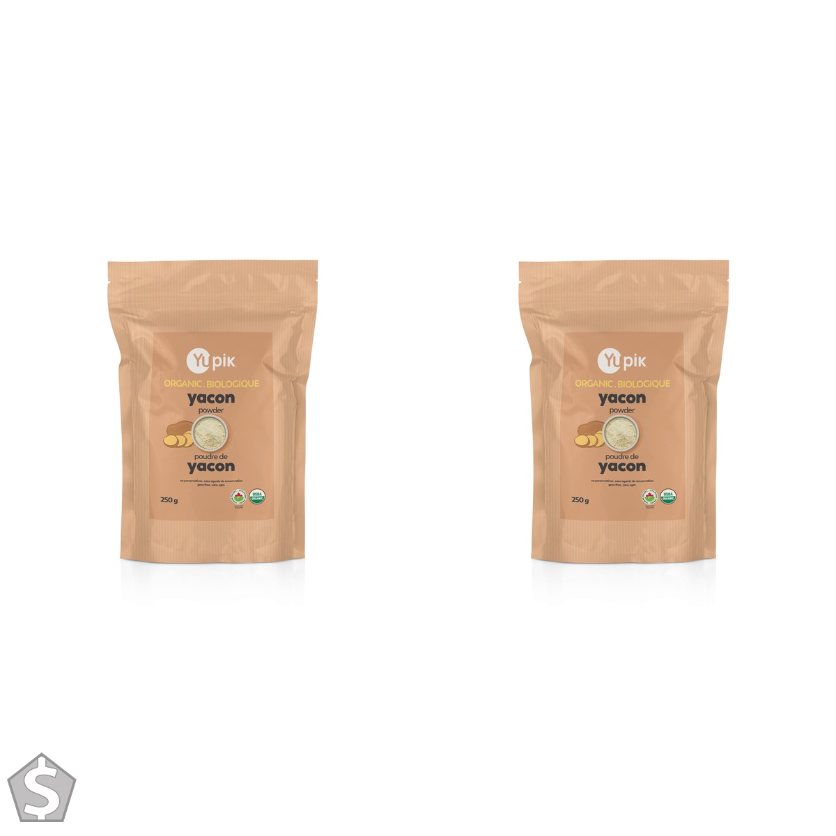 Yupik Organic Yacon Powder Superfood, 250g, 6 Count 1.5 kg (Pack of 2)