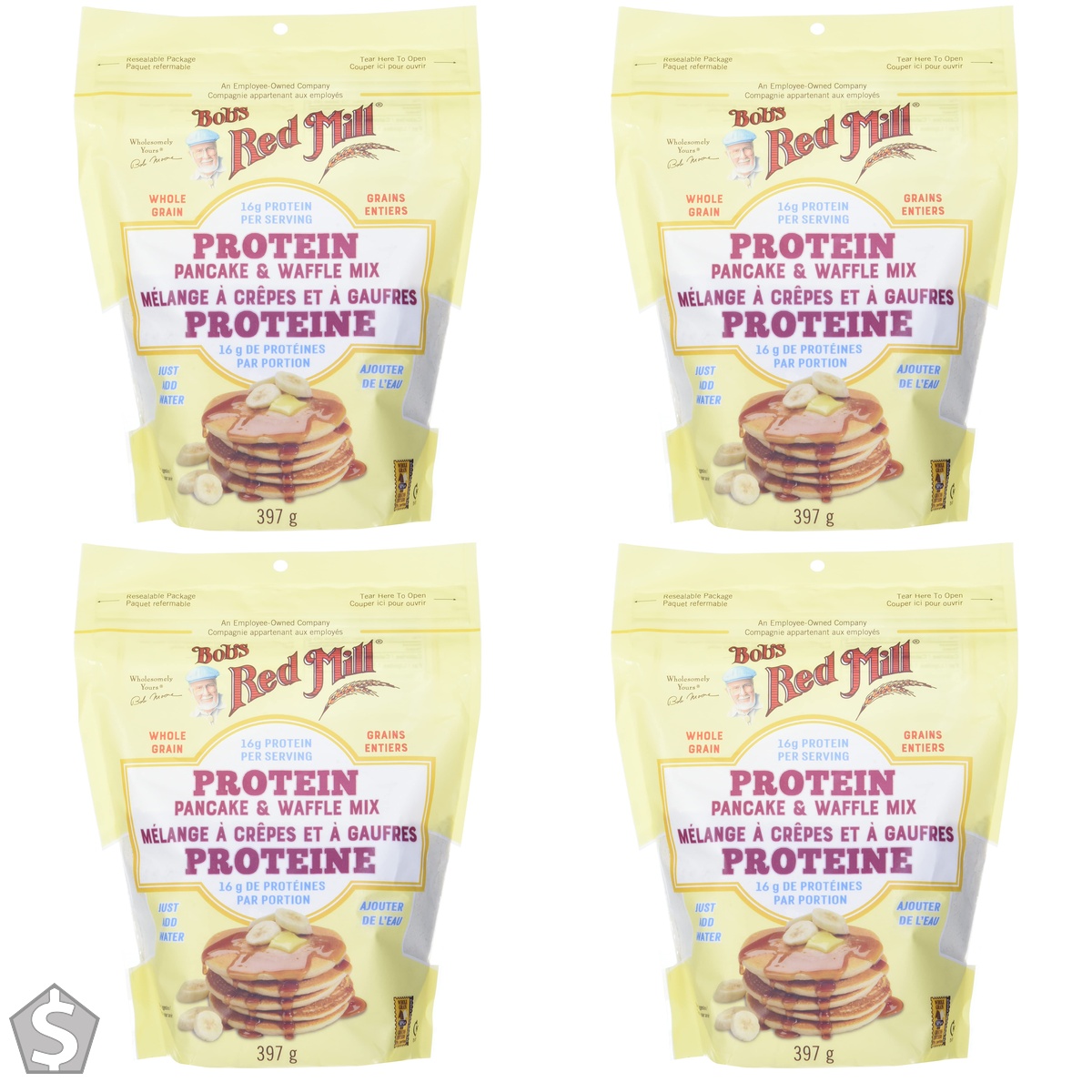 Bob's Red Mill Protein Pancake Mix 397 g (Pack of 4)