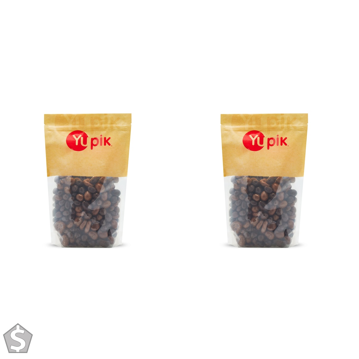 Yupik Grand Slam Chocolate Bridge Mix, 1 kg, Decadent Assortment of Fruits, Nuts, Caramels & Pretzels Covered in Milk & Dark Chocolate (Pack of 2)