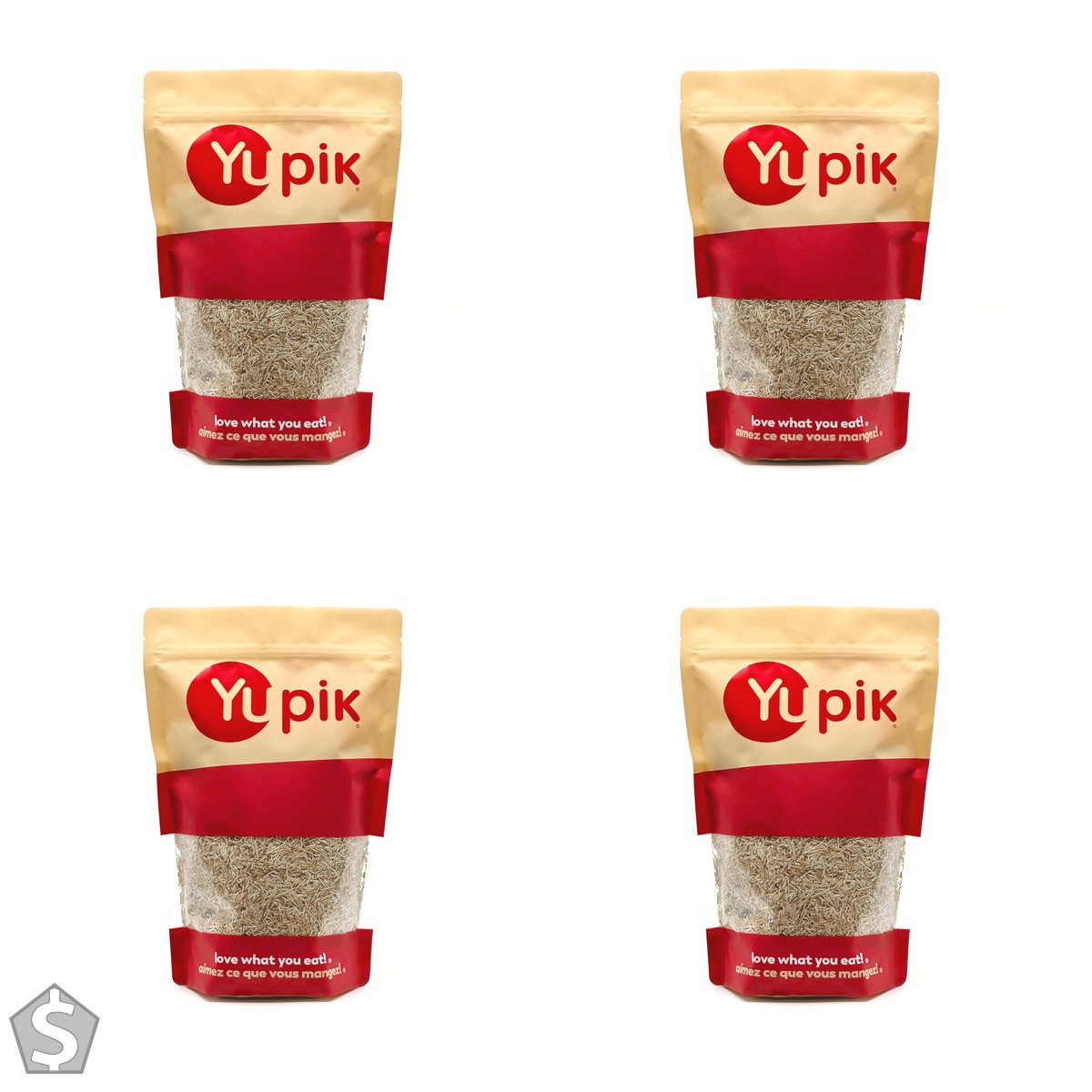 Yupik Toasted Kataifi 454 g, Kosher, Finely Shredded Phyllo Dough, Crispy & Crunchy, Ready-to-Use, Ideal for Kanafeh, Baklava, Crispy (Pack of 4)