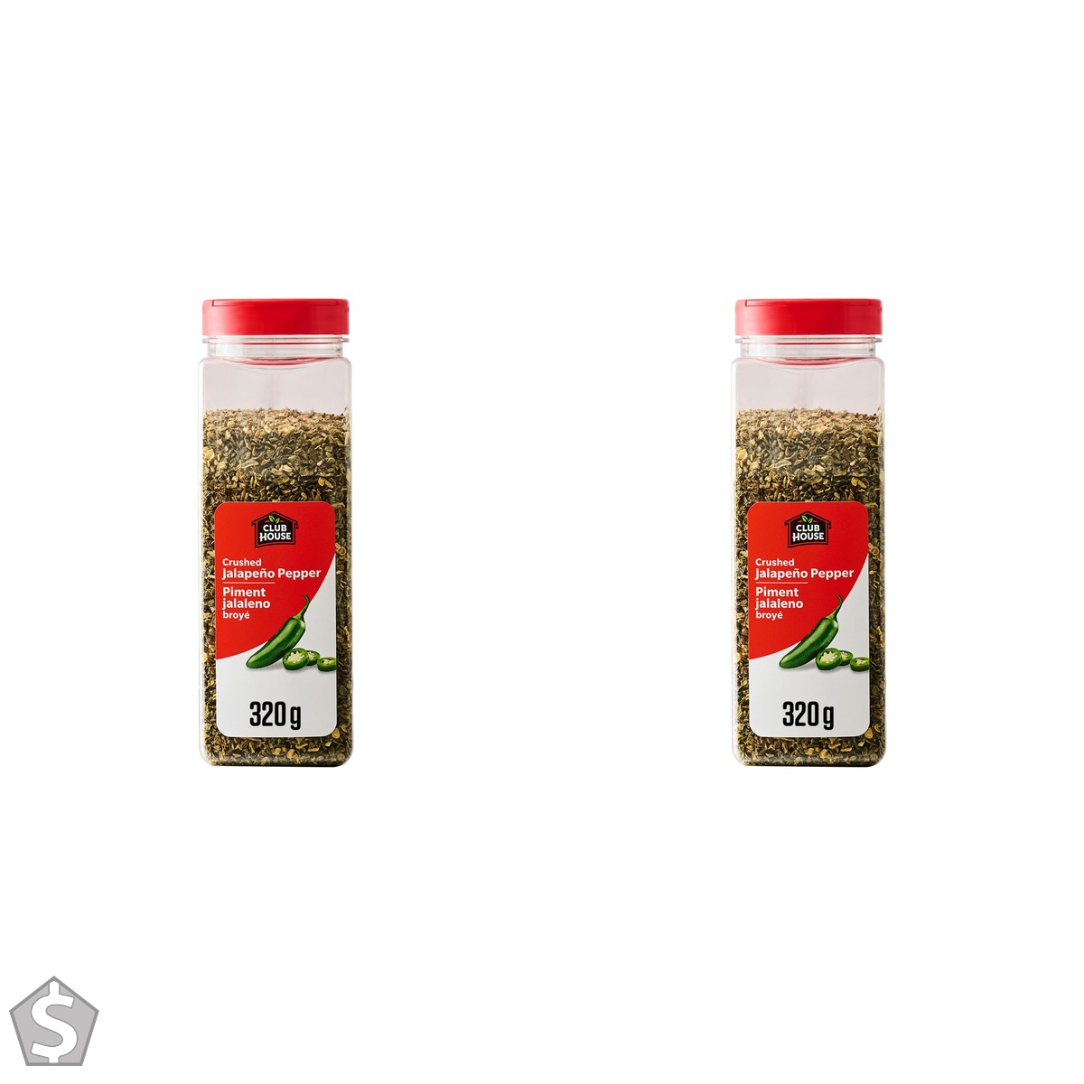 Club House Crushed Jalapeo Pepper, Intense Jalapeno Pepper Flavour, Medium Heat For Cooking Or Serving, Use With Pizzas, Chilis, Salsas (Pack of 2)