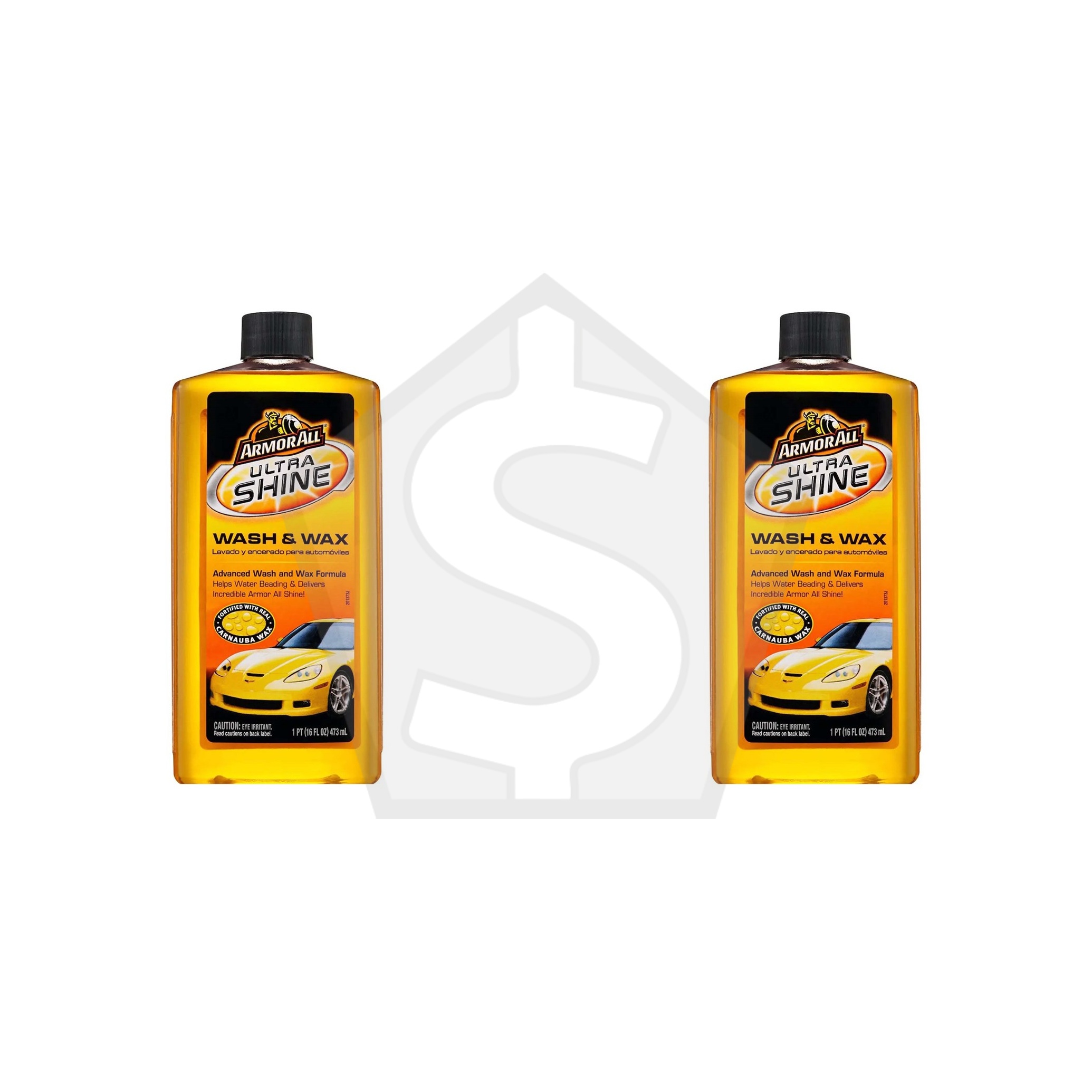 ARMOR ALL Ultra Shine Wash & Wax (473ml) - Pack of 2