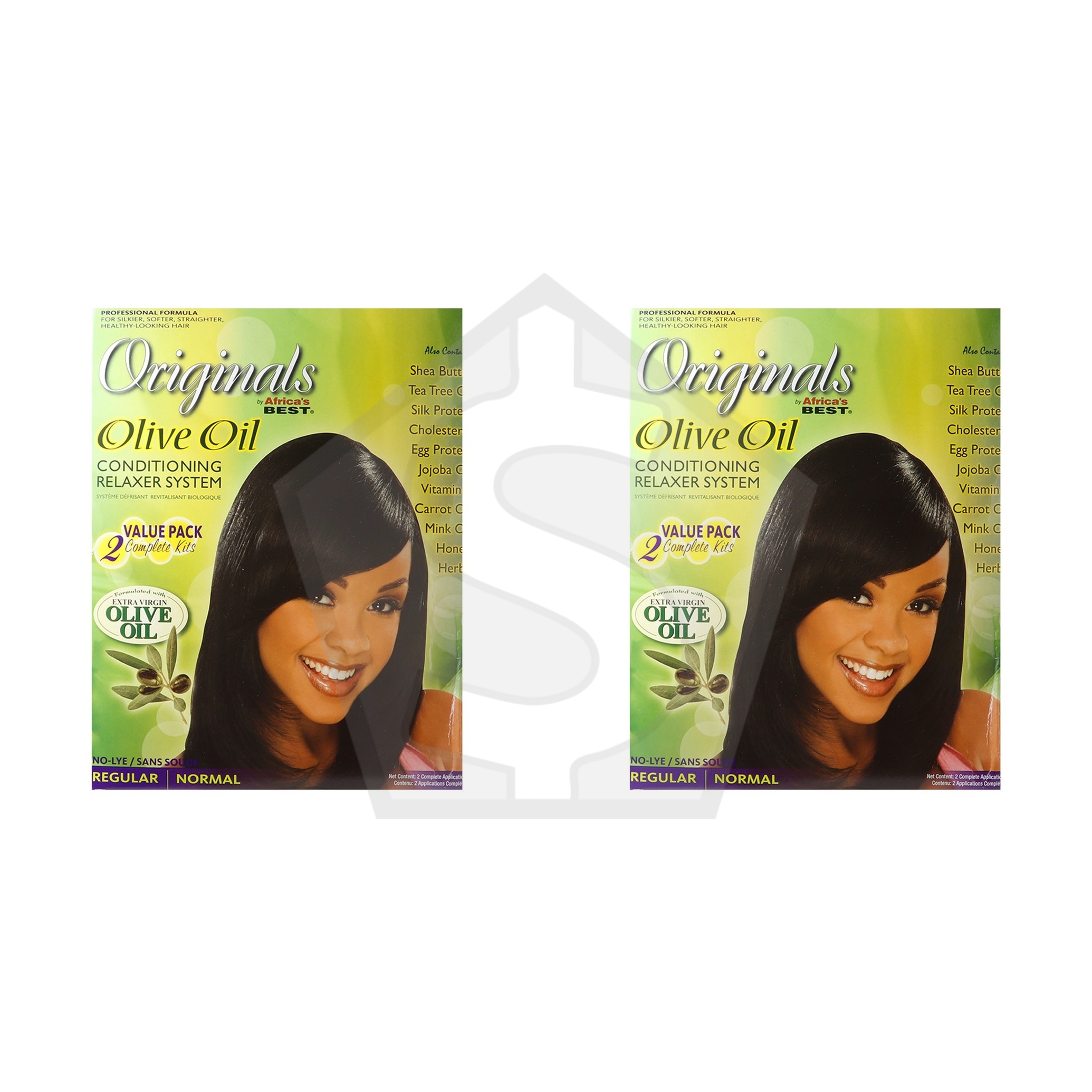 AFRICA'S BEST Originals Value Pack Relaxer Kit [Regular] - Pack of 2