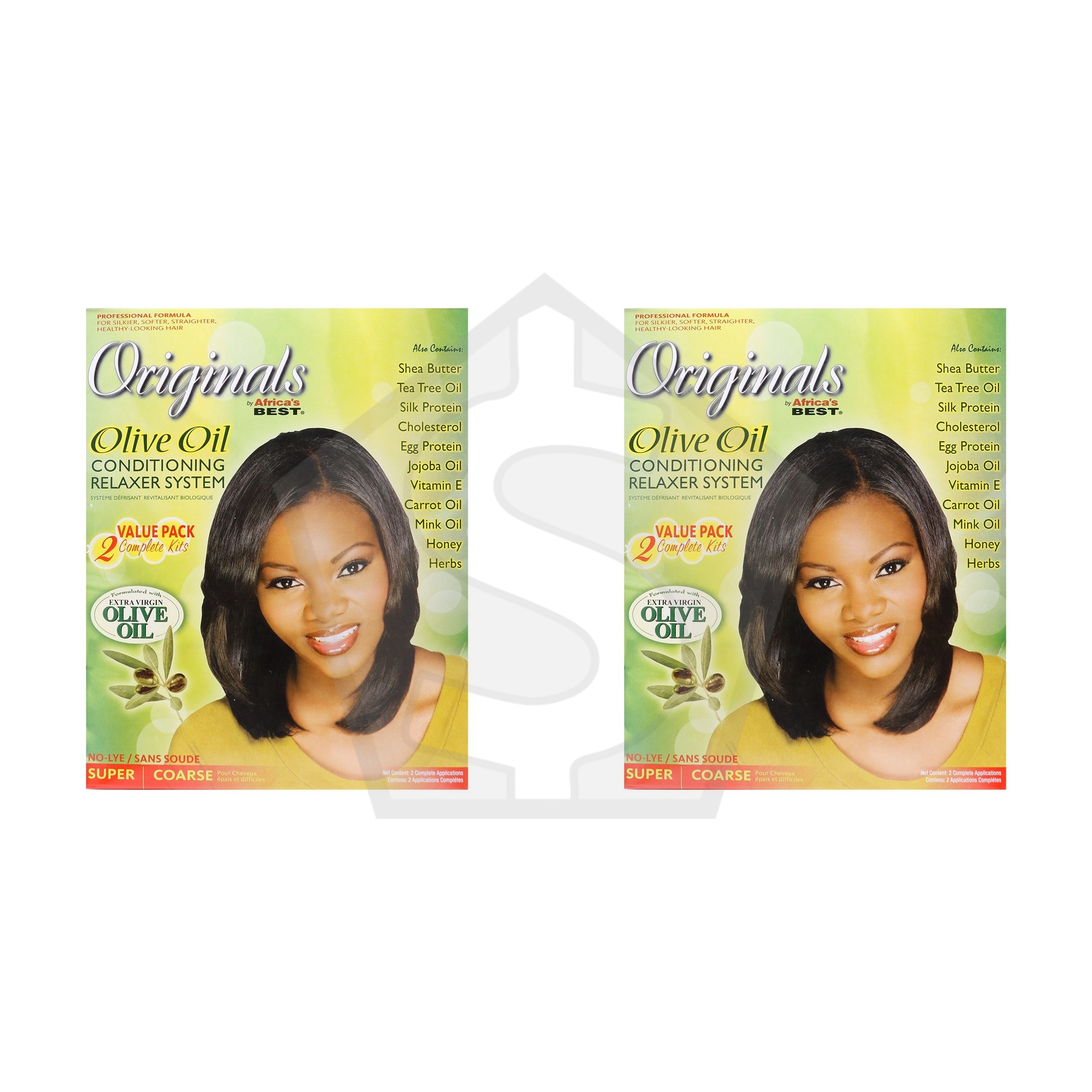Bundle of 2 - AFRICA'S BEST Originals Value Pack Relaxer Kit [Super]