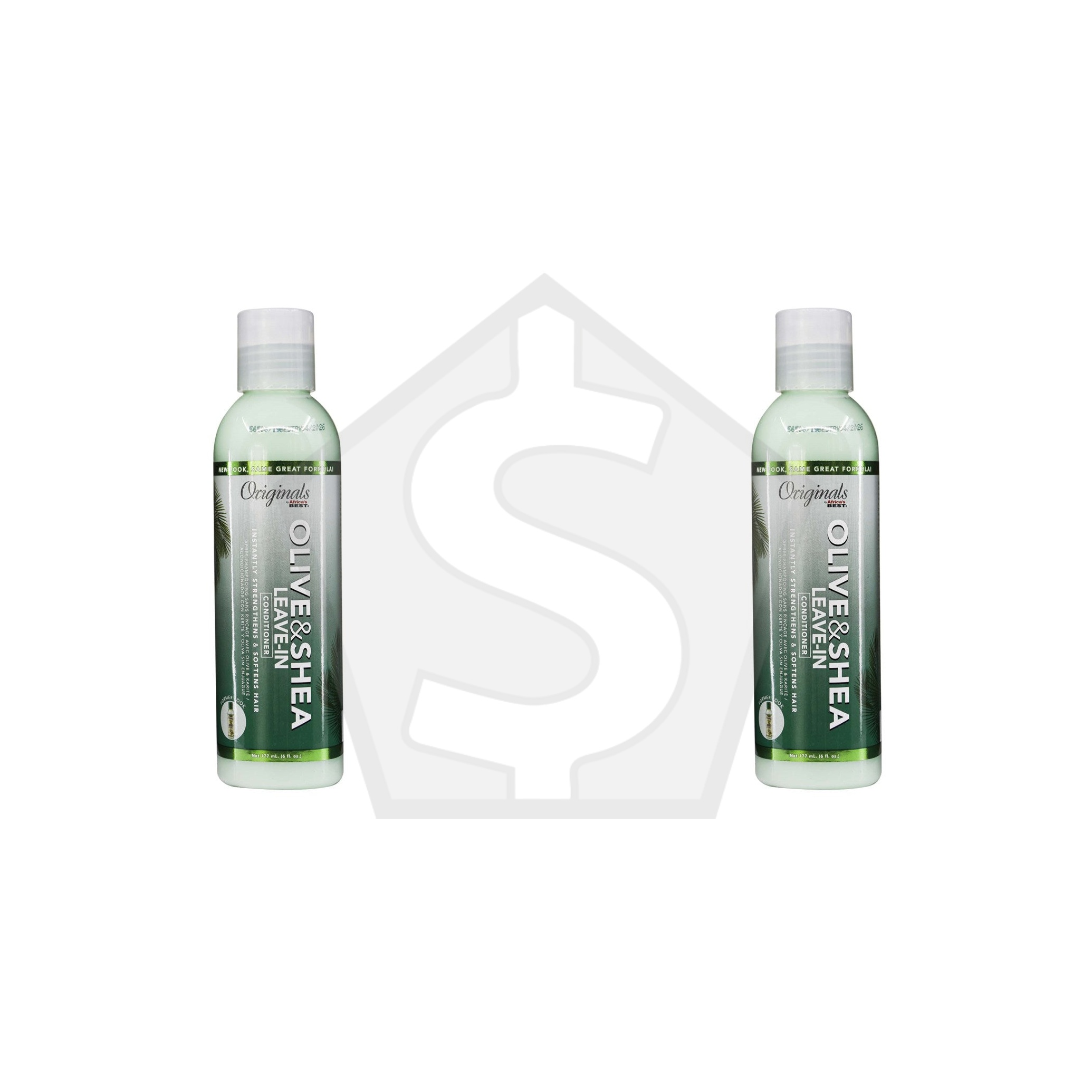 Bundle of 2 - AFRICA'S BEST Originals Olive & Shea Leave-In Conditioner (6oz)