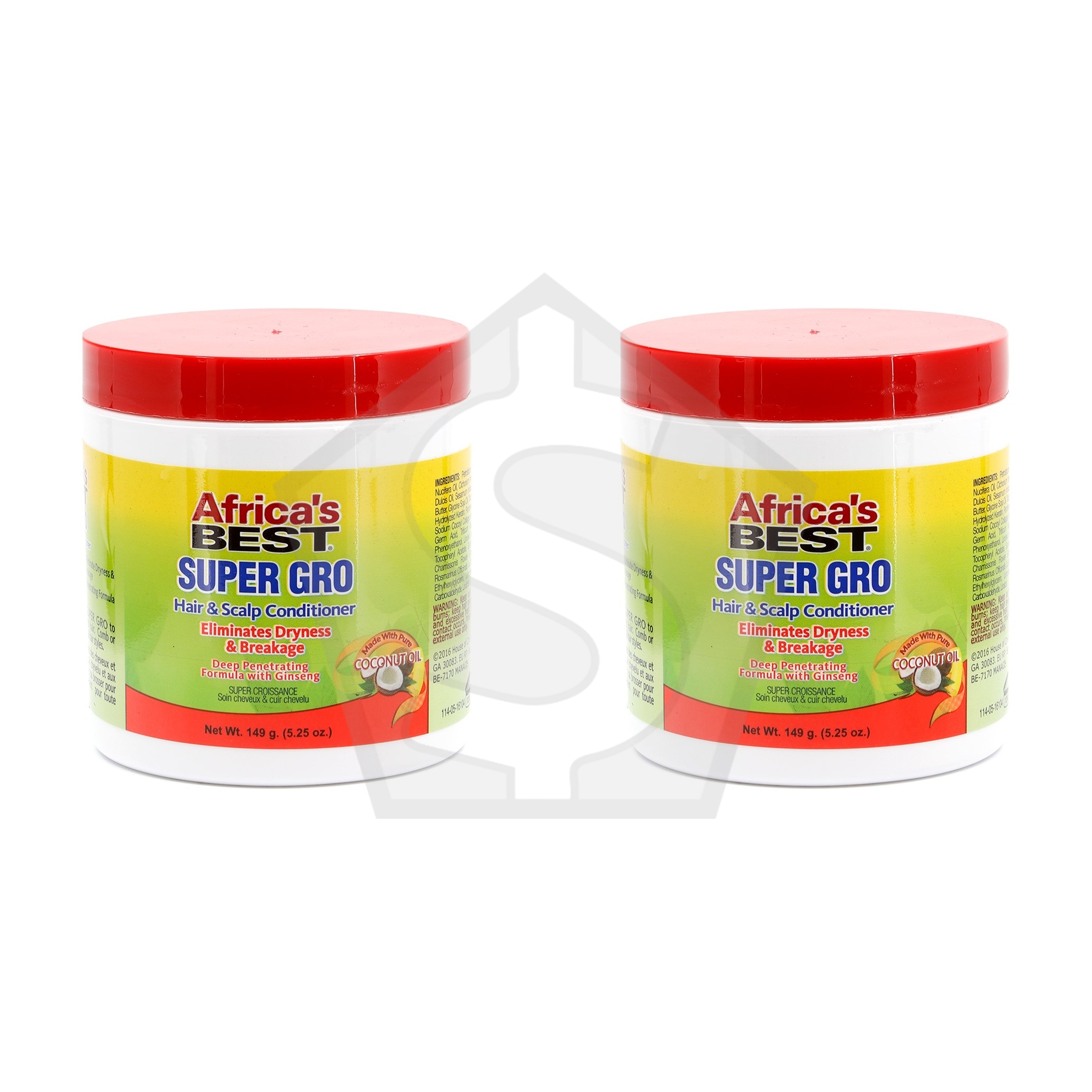 Bundle of 2 - AFRICA'S BEST Super Gro Hair & Scalp Conditioner (5.25oz)
