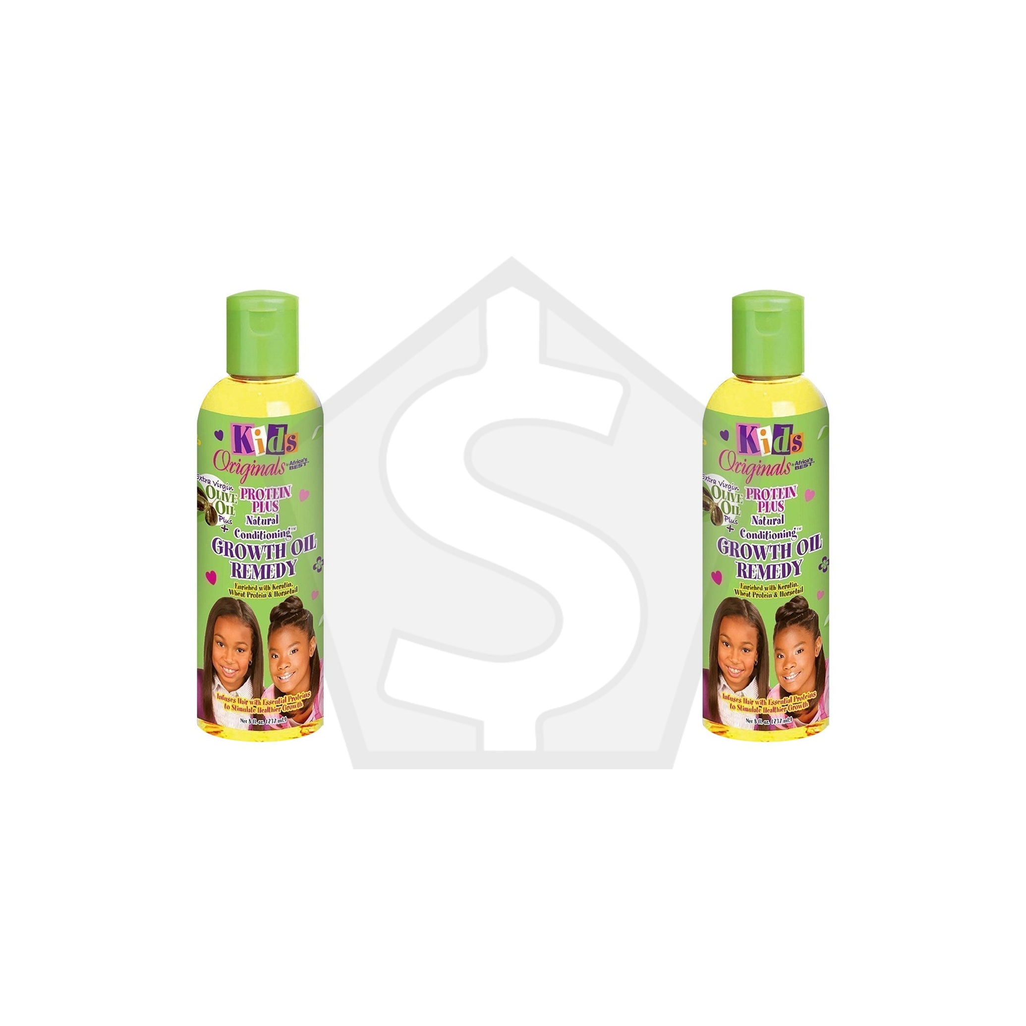 AFRICA'S BEST Kids Originals Growth Oil Remedy (8oz) - Pack of 2