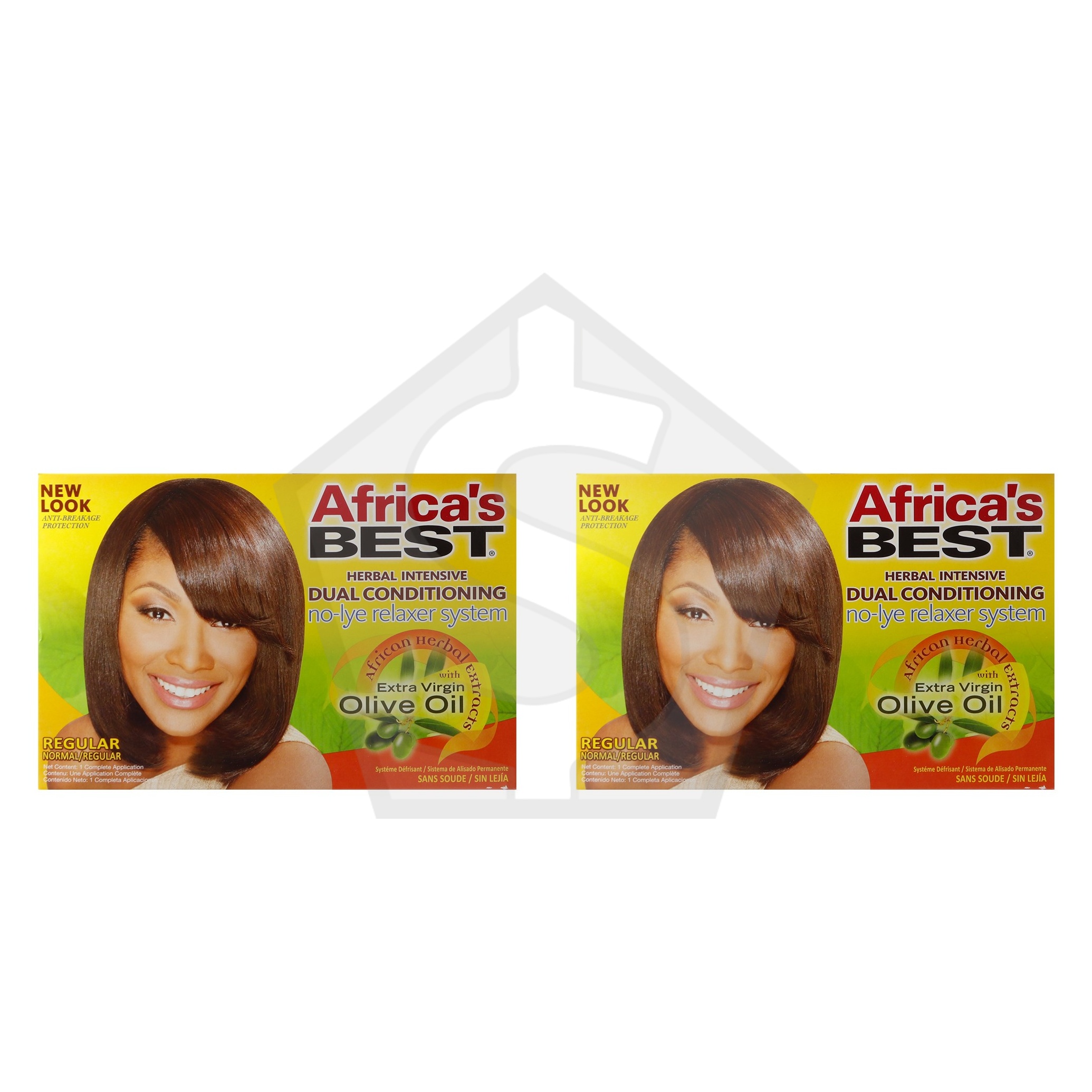 AFRICA'S BEST Relaxer Kit (Regular) - Pack of 2