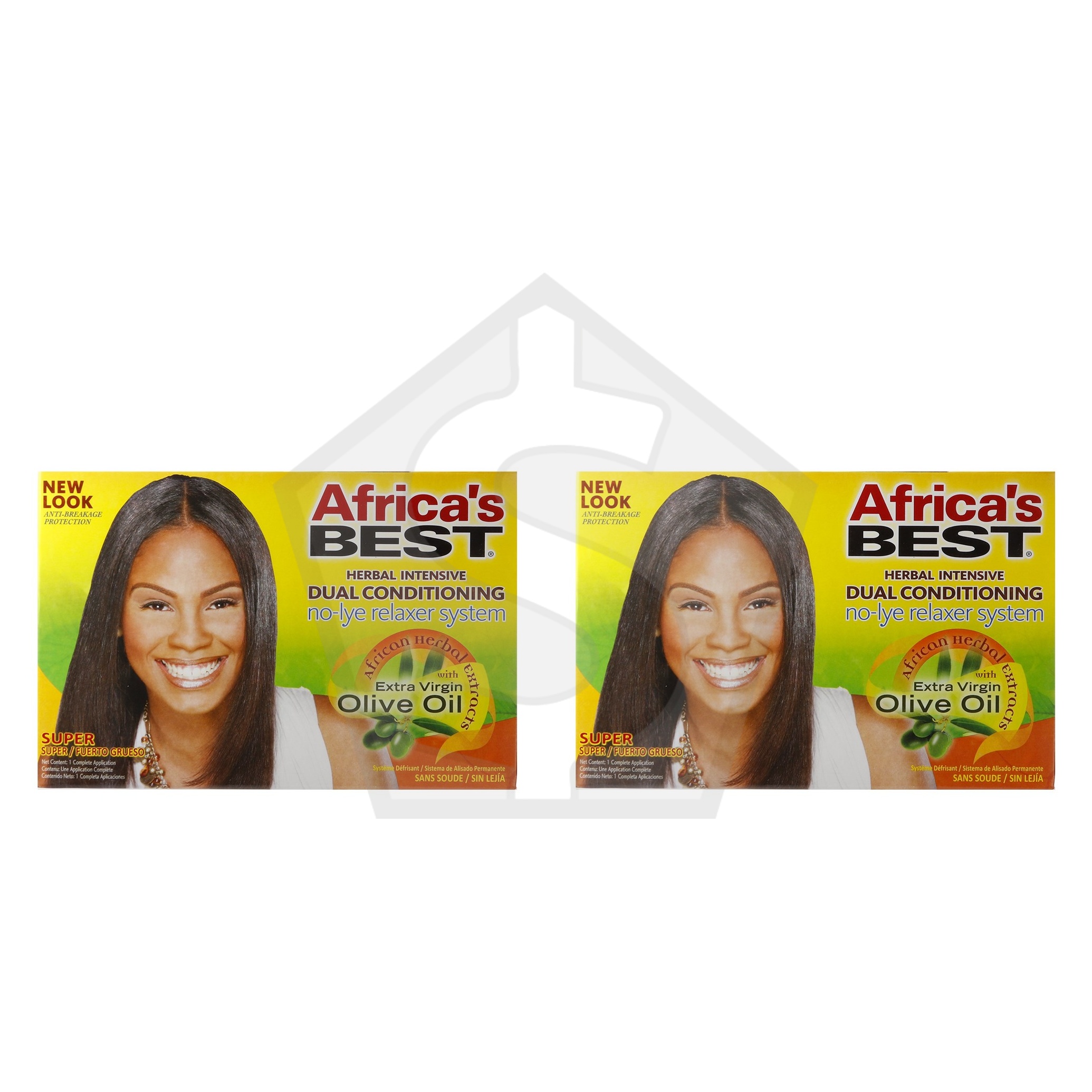 AFRICA'S BEST Relaxer Kit (Super) - Pack of 2