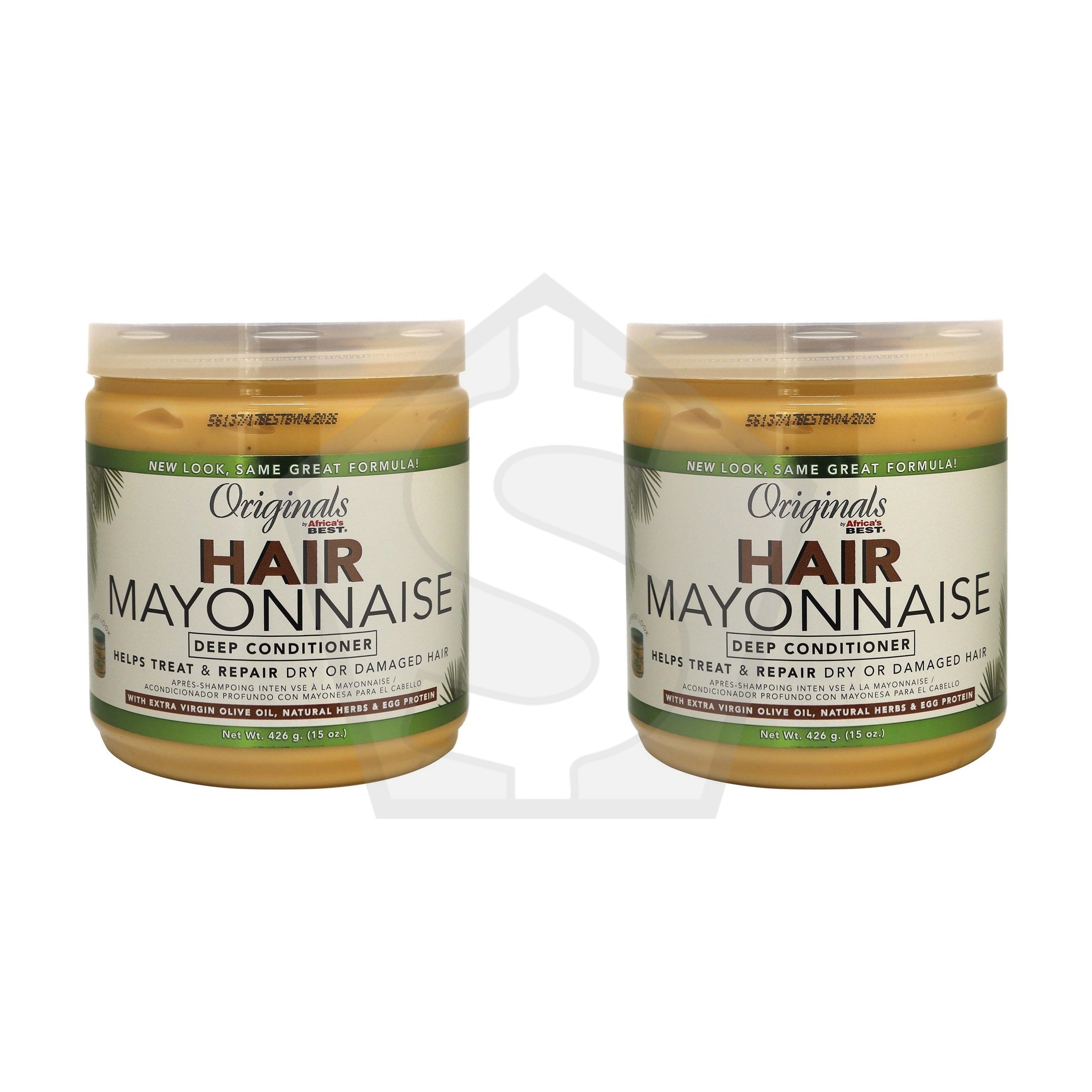 AFRICA'S BEST Originals Hair Mayonnaise Deep Conditioner (15oz) - Pack of 2