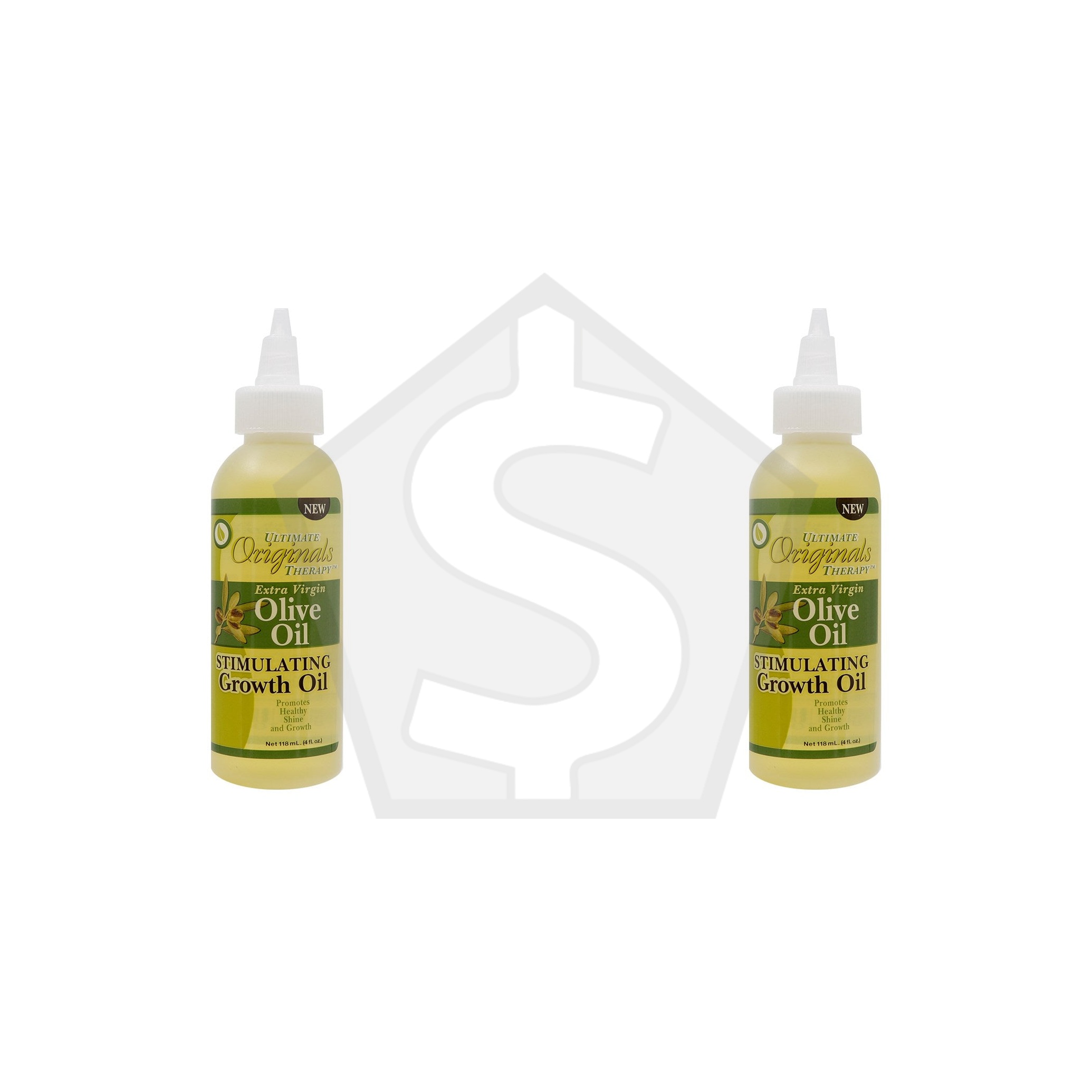 AFRICA'S BEST Ultimate Originals Olive Oil Stimulating Growth Oil (4oz) - Pack of 2