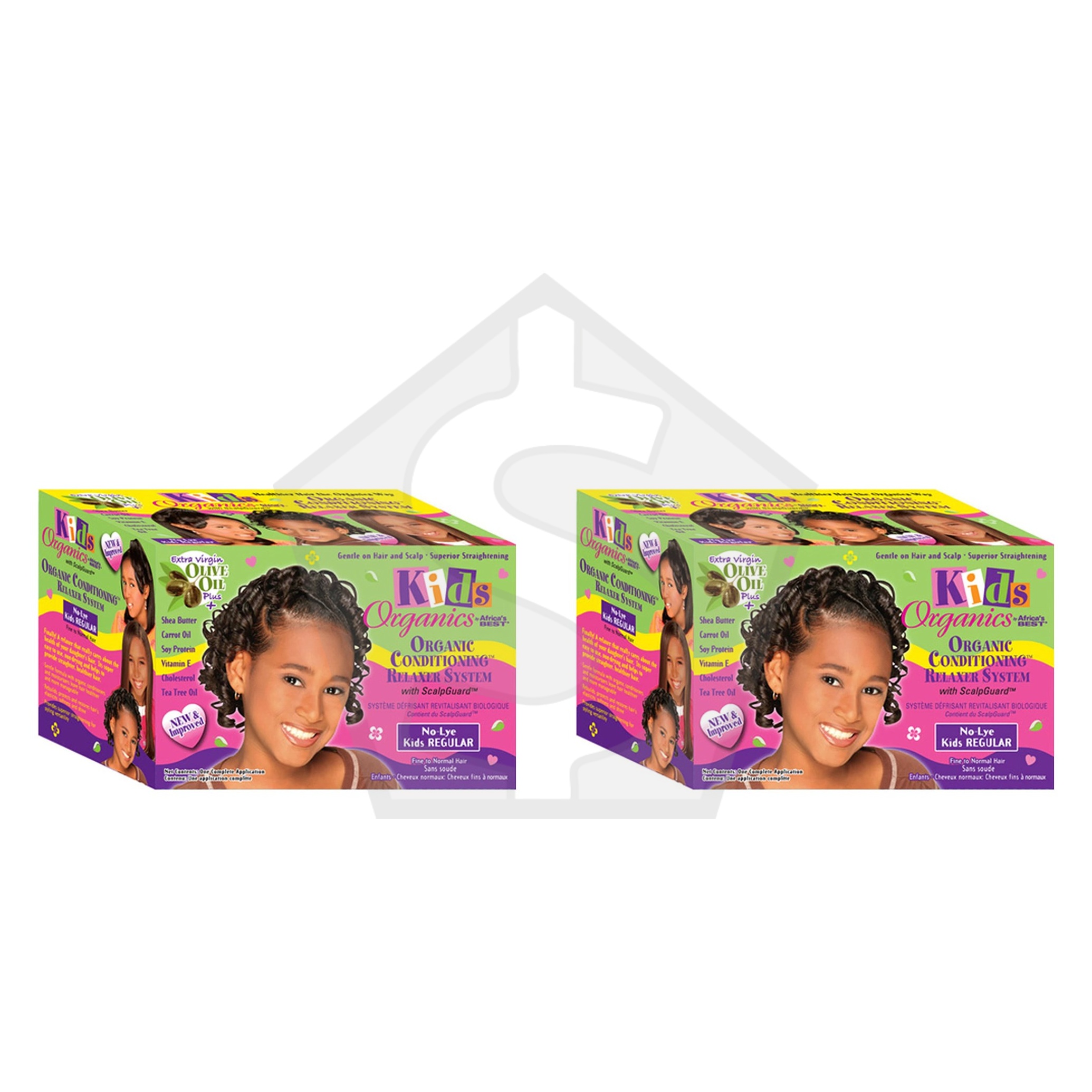 AFRICA'S BEST Kids Originals Relaxer Kit [Regular] - Pack of 2
