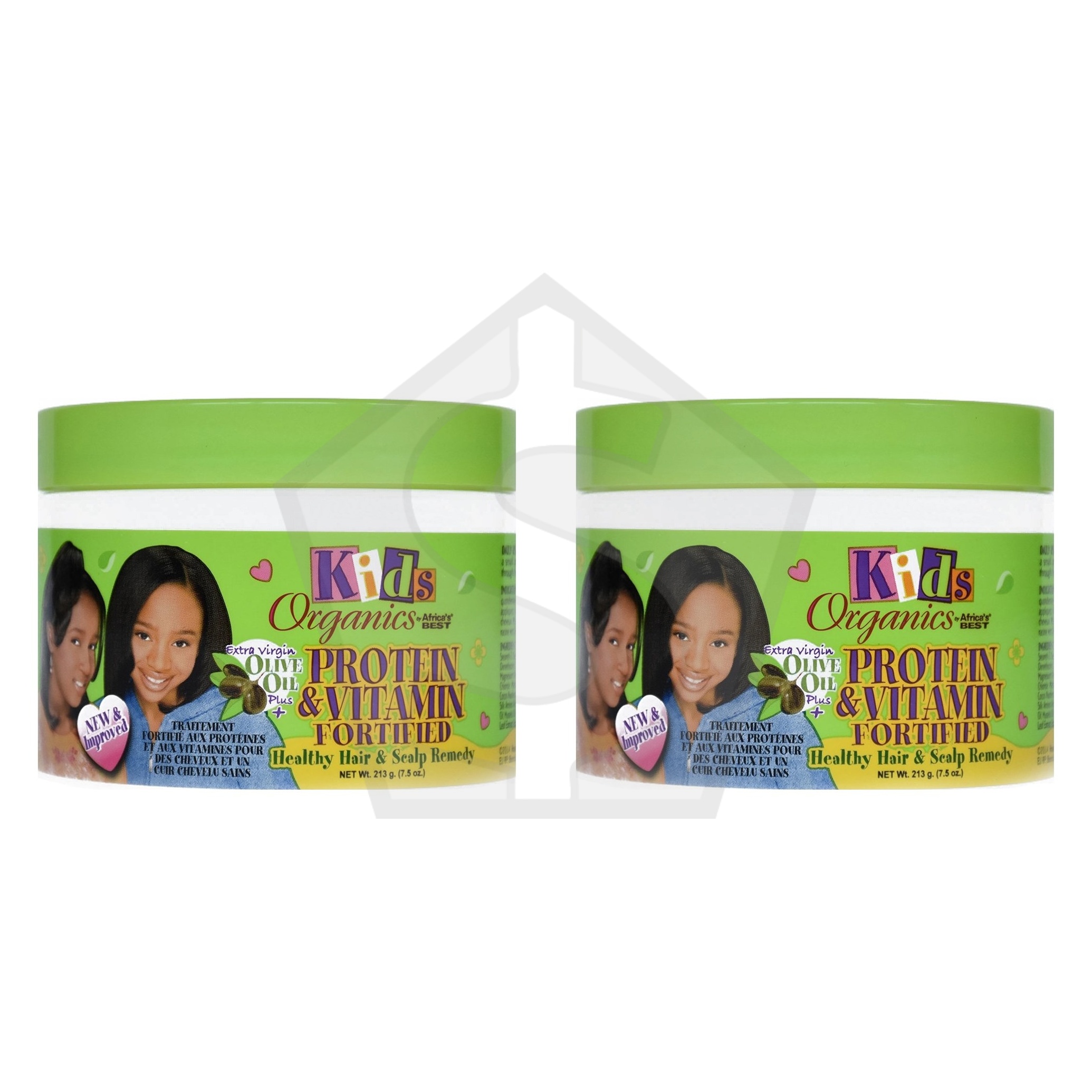 AFRICA'S BEST Kids Originals Protein & Vitamin Hair & Scalp Remedy (7.5oz) - Pack of 2