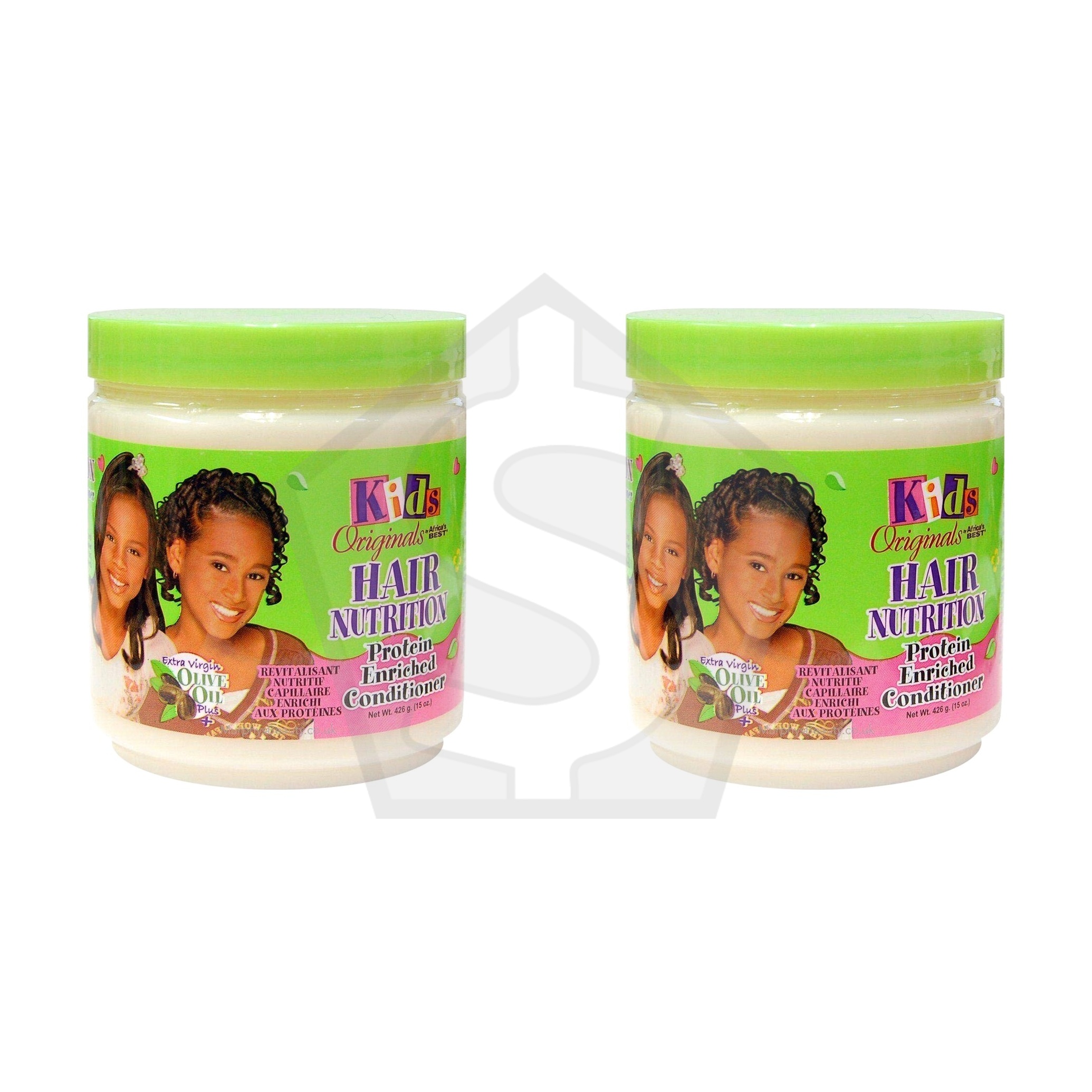 Bundle of 2 - AFRICA'S BEST Kids Originals Hair Nutrition (15oz)