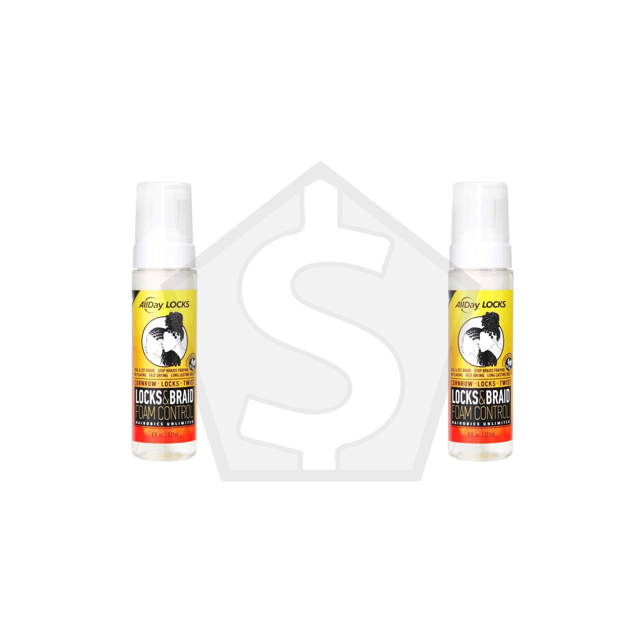 ALLDAY LOCKS Braid Foam (8oz) - Pack of 2