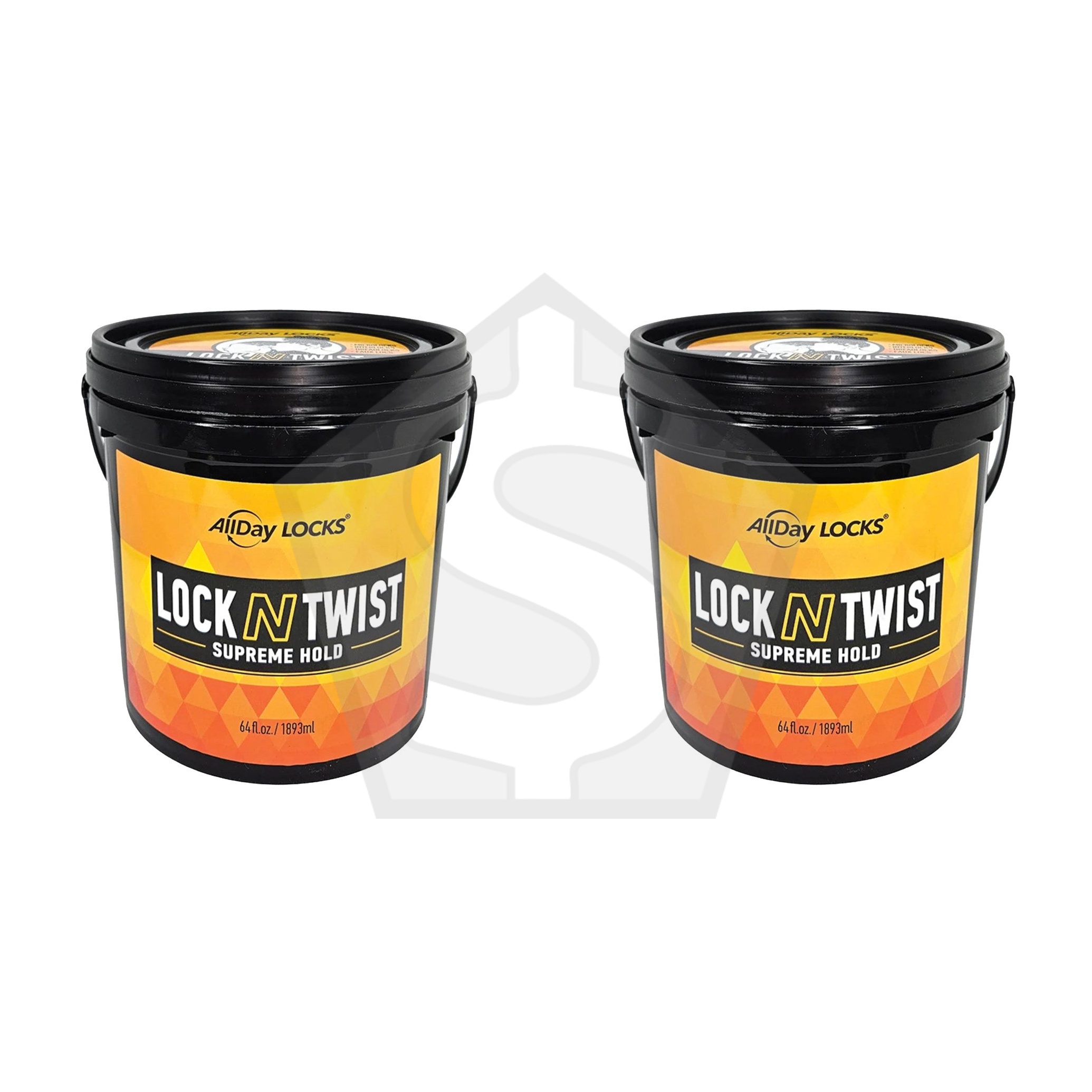 ALLDAY LOCKS Lock N Twist Gel [Supreme Hold] - 64oz - Pack of 2