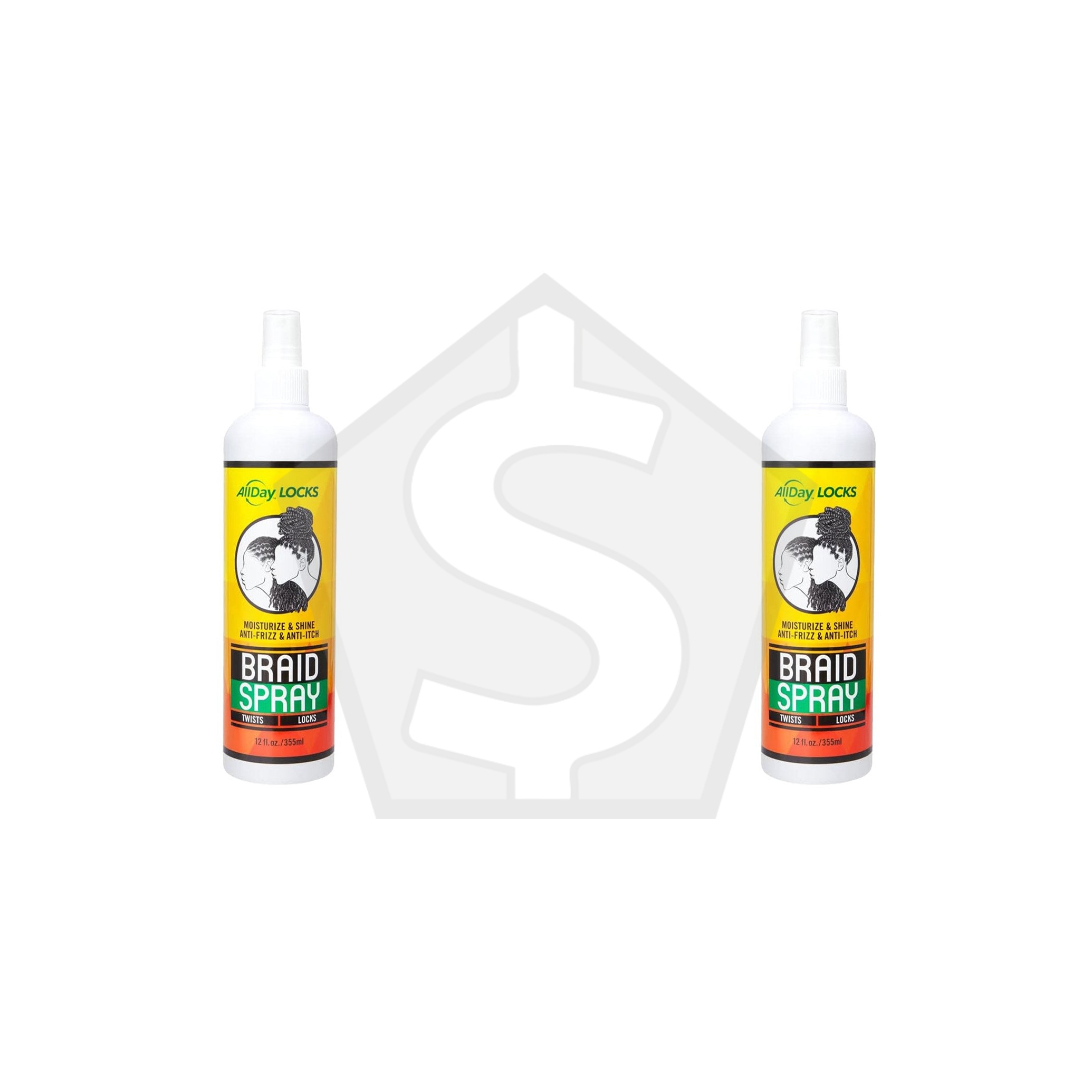 ALLDAY LOCKS Braid Spray (12oz) - Pack of 2
