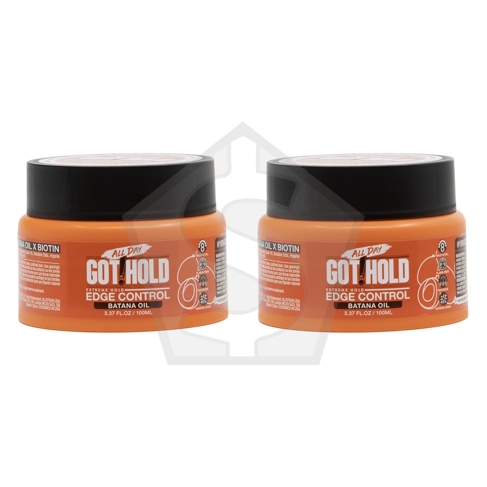 ALL DAY GOT HOLD Edge Control (3.37oz) - Batana Oil - Pack of 2