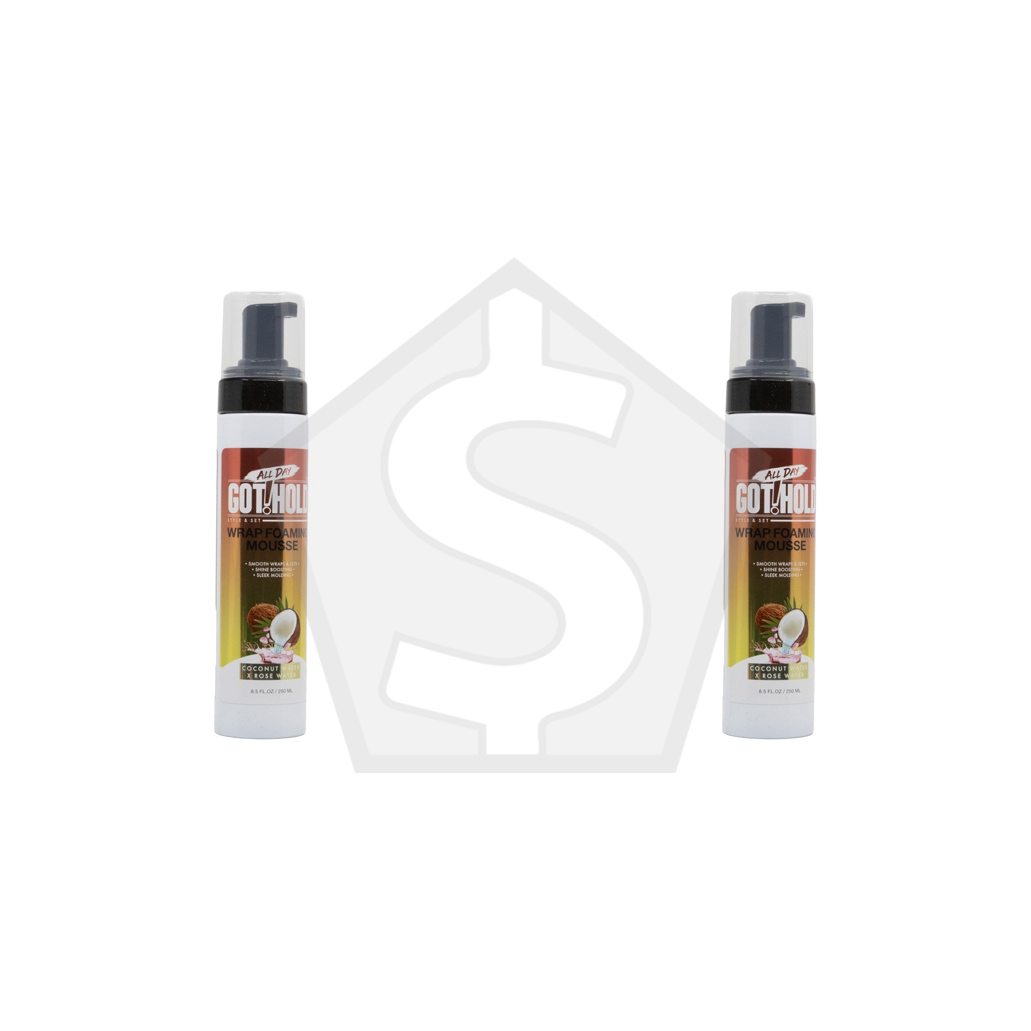 ALL DAY GOT HOLD Wrap Foaming Mousse (8.5oz) - Pack of 2