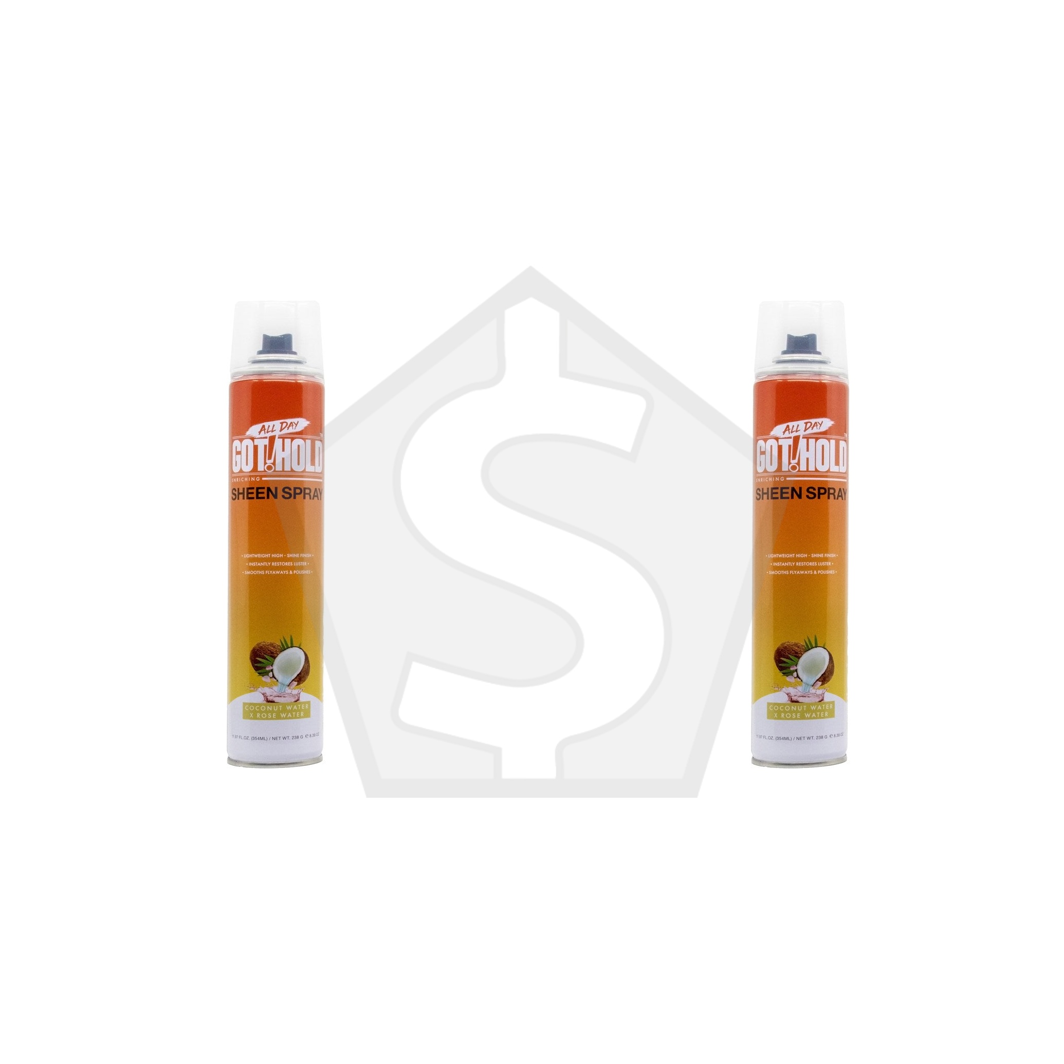 ALL DAY GOT HOLD Sheen Spray - 11.97oz - Pack of 2