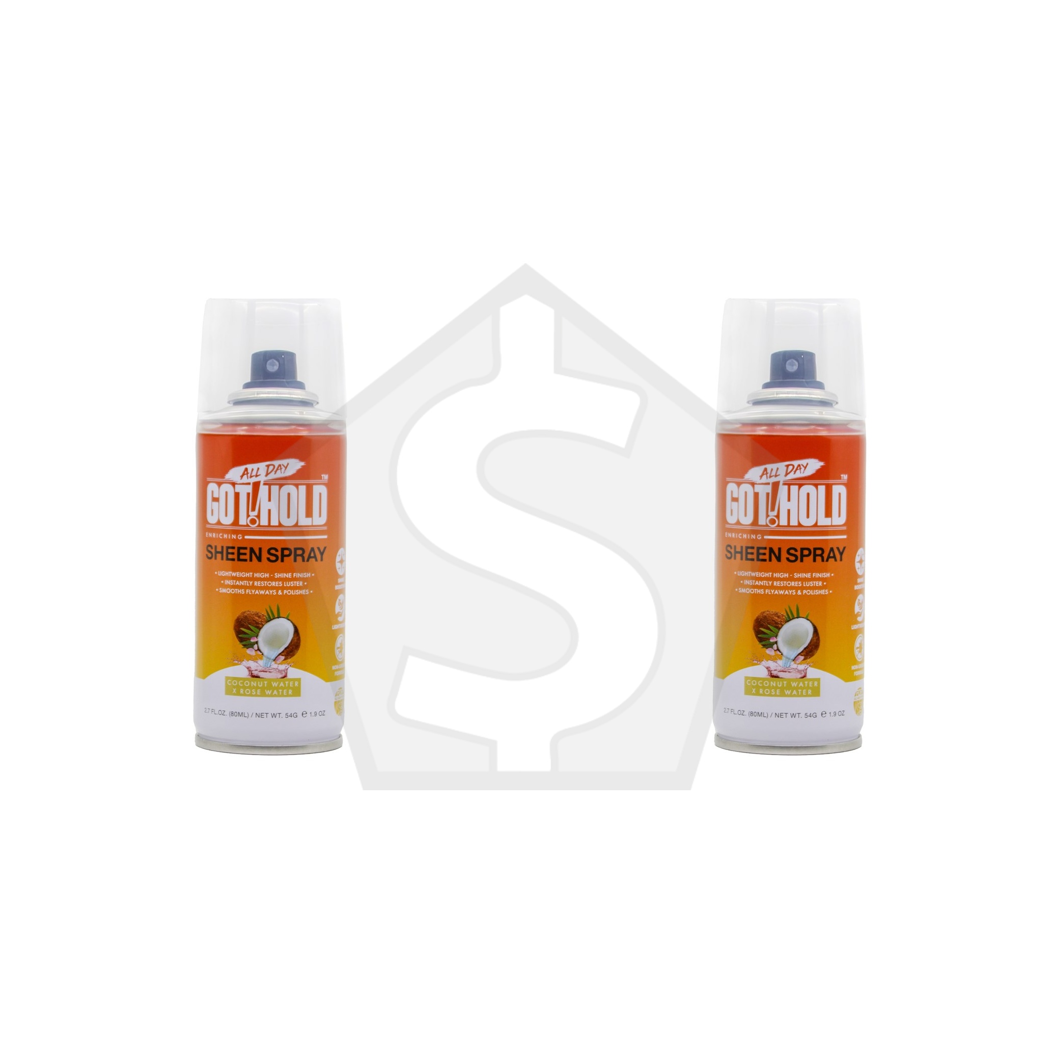 ALL DAY GOT HOLD Sheen Spray - 2.7oz - Pack of 2