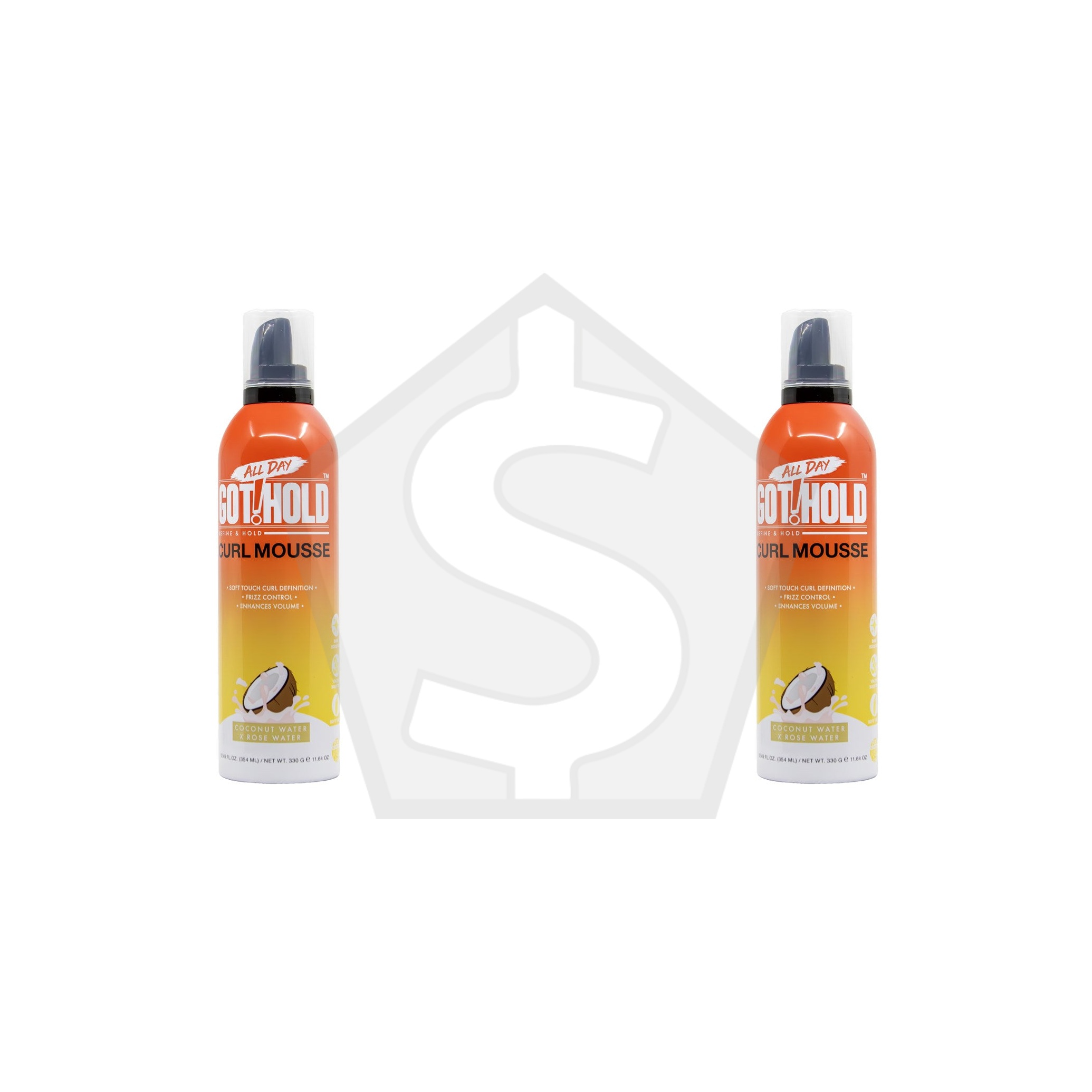 ALL DAY GOT HOLD Curl Mousse - 12.49oz - Pack of 2