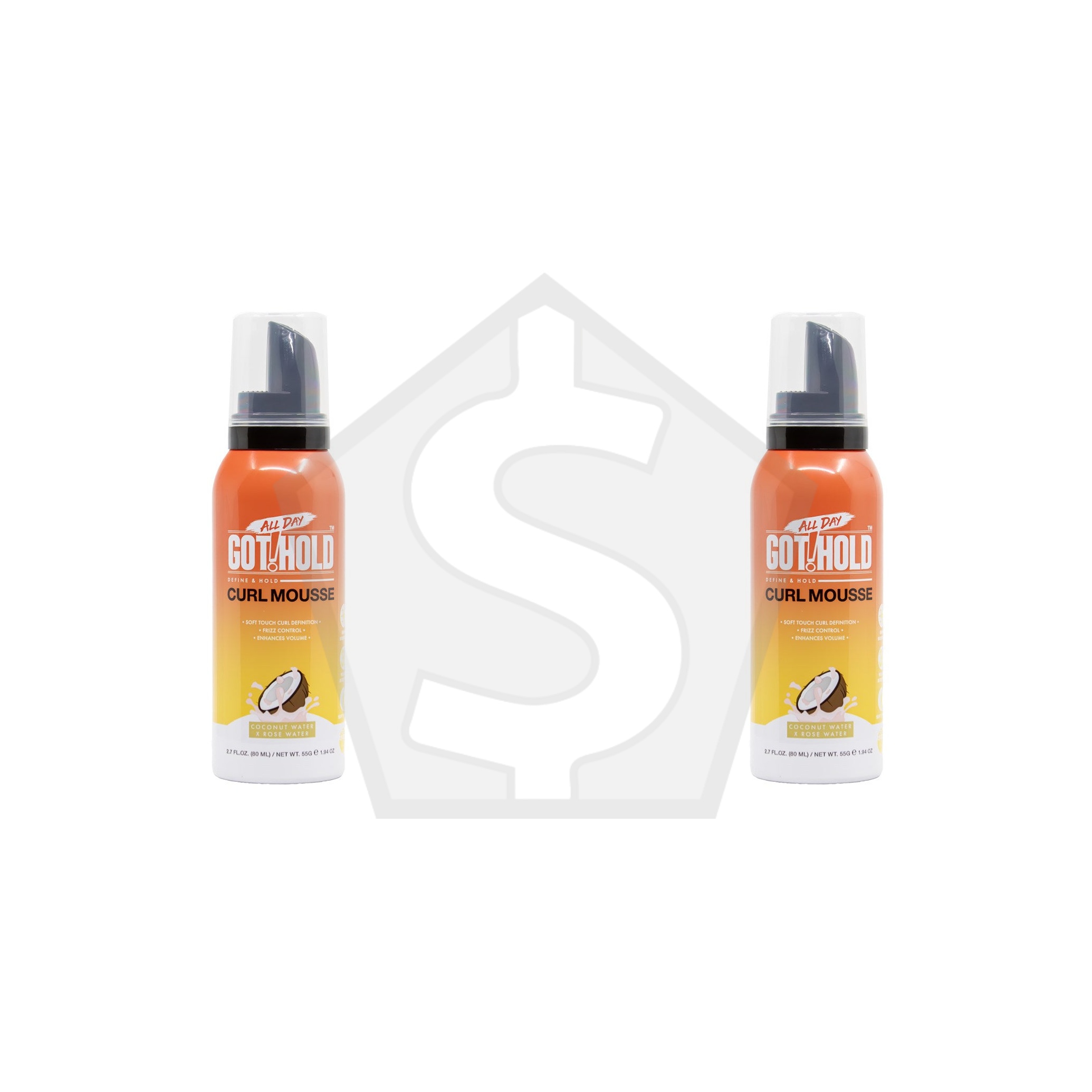 ALL DAY GOT HOLD Curl Mousse - 2.7oz - Pack of 2