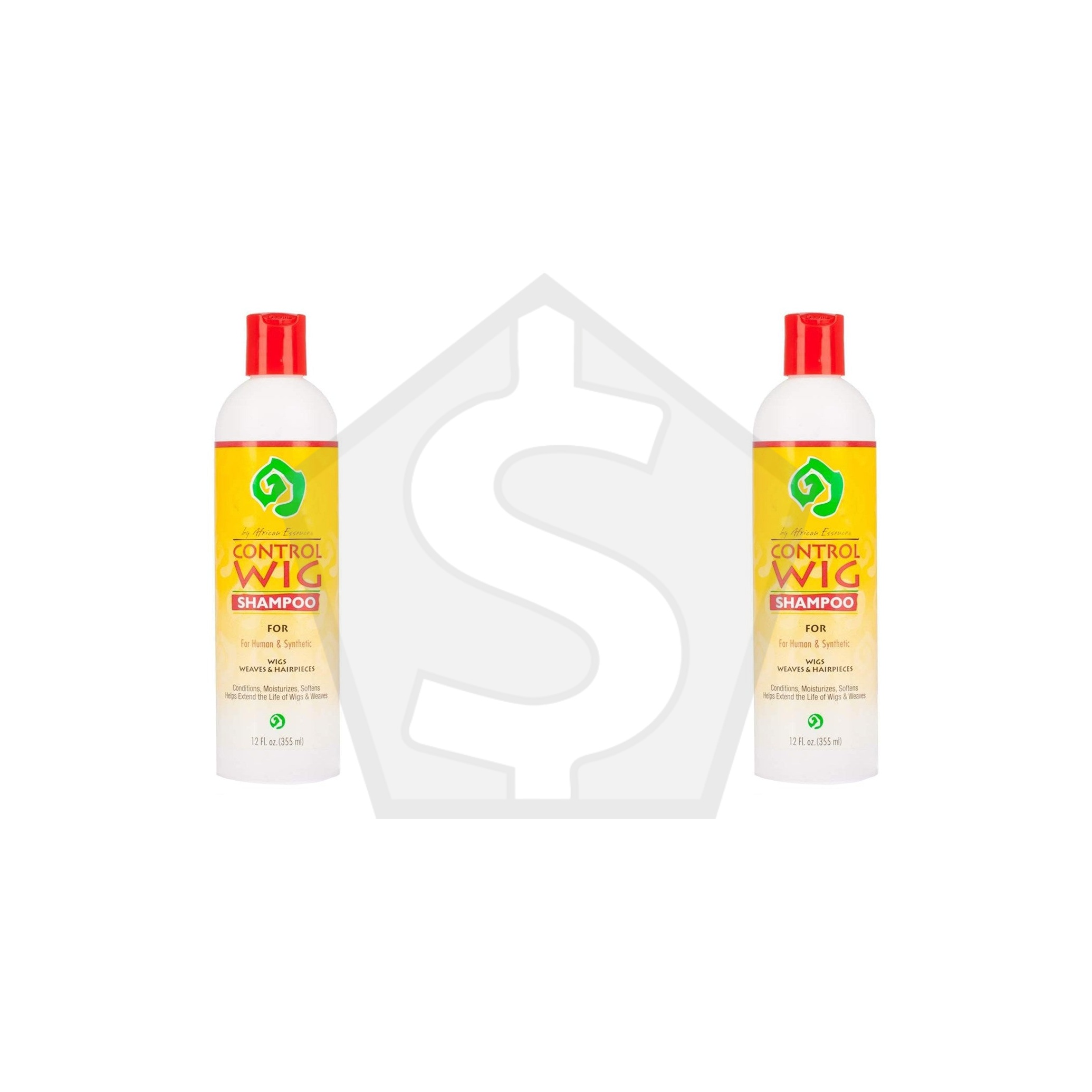 Bundle of 2 - AFRICAN ESSENCE Control Wig Shampoo (12oz)