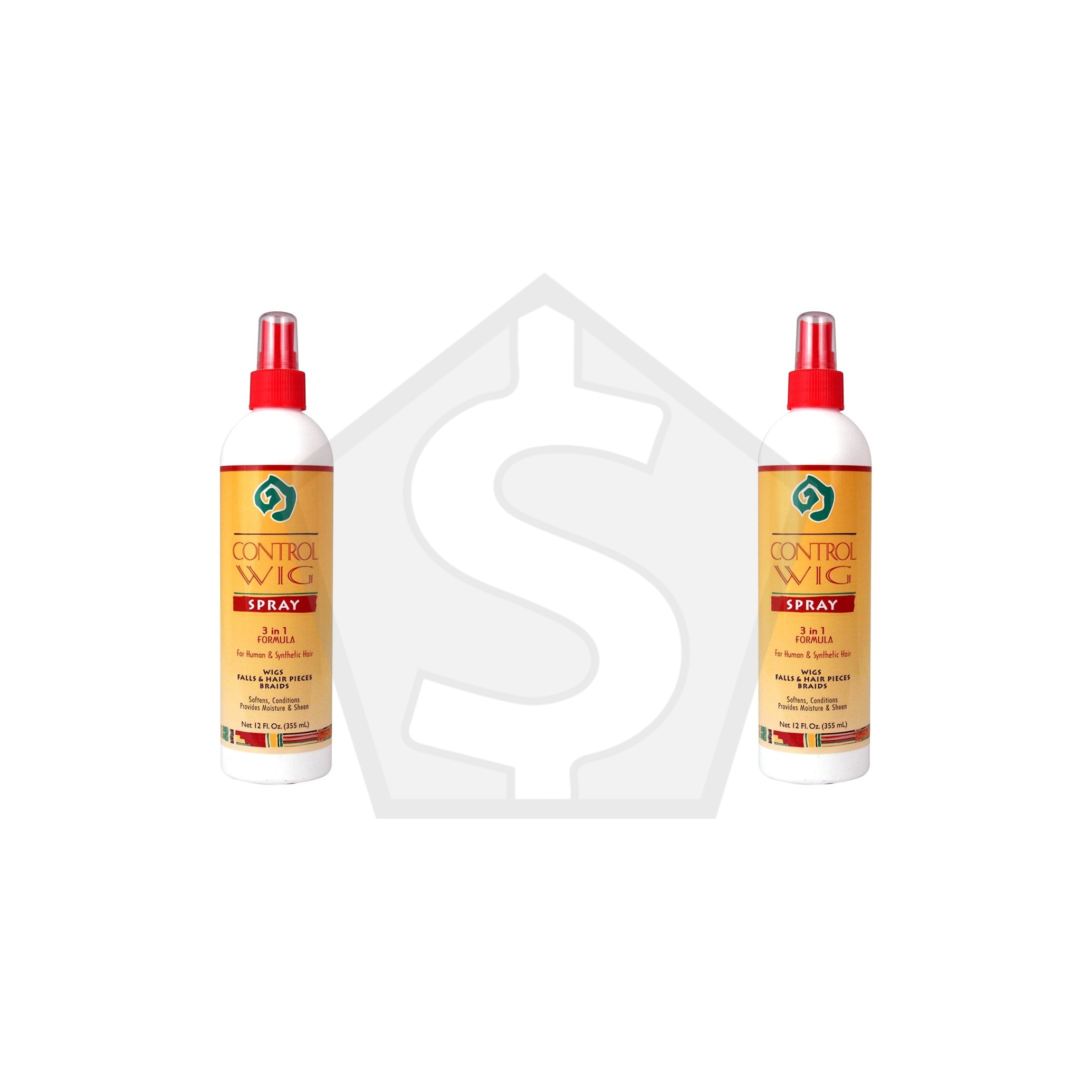 Bundle of 2 - AFRICAN ESSENCE Control Wig Spray (12oz)